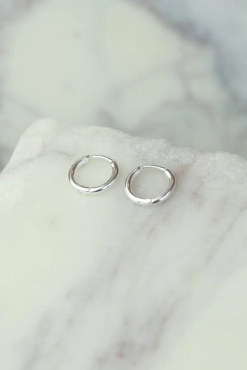 Alda Silver hoops