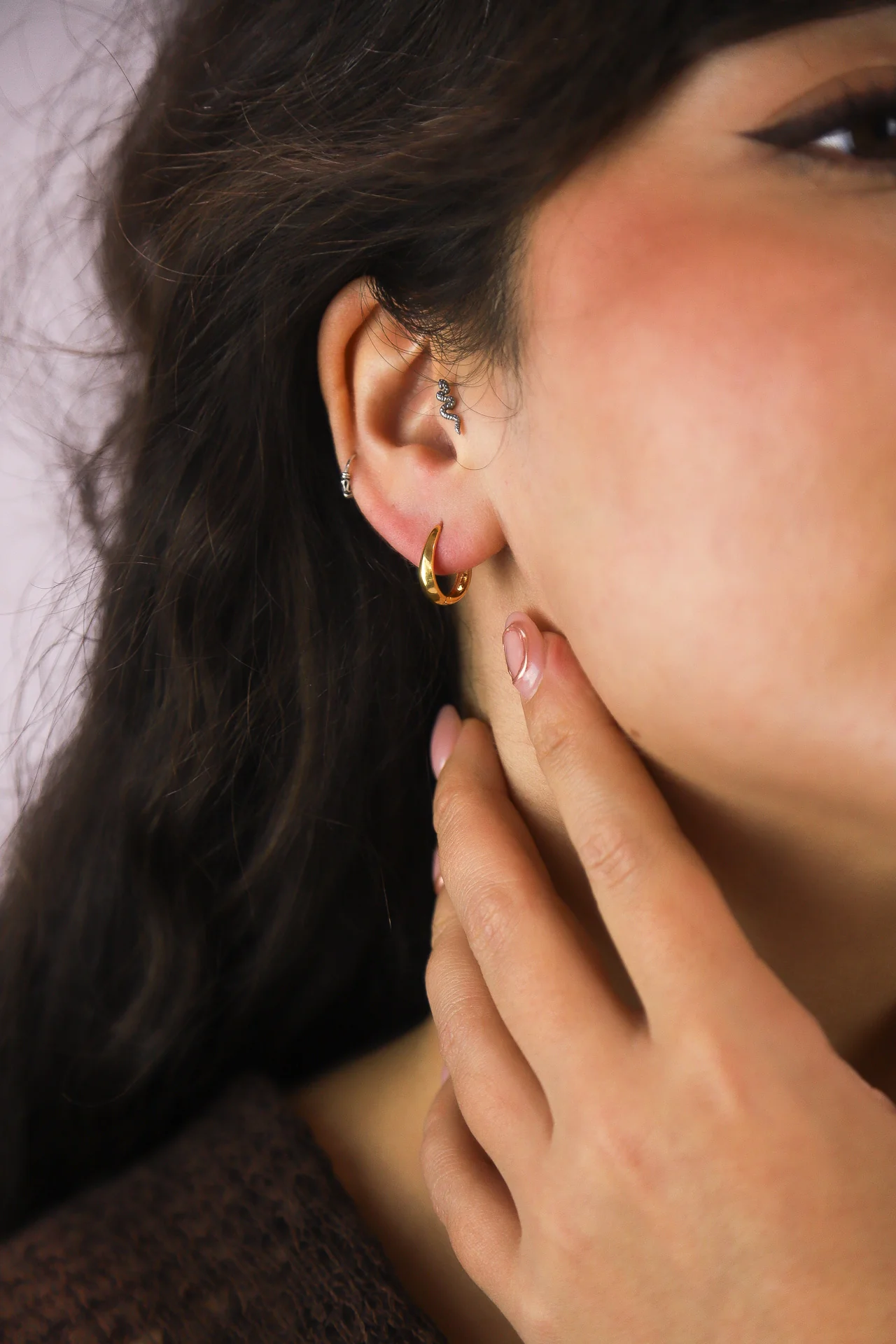 Amaya Gold Hoops - Image 4