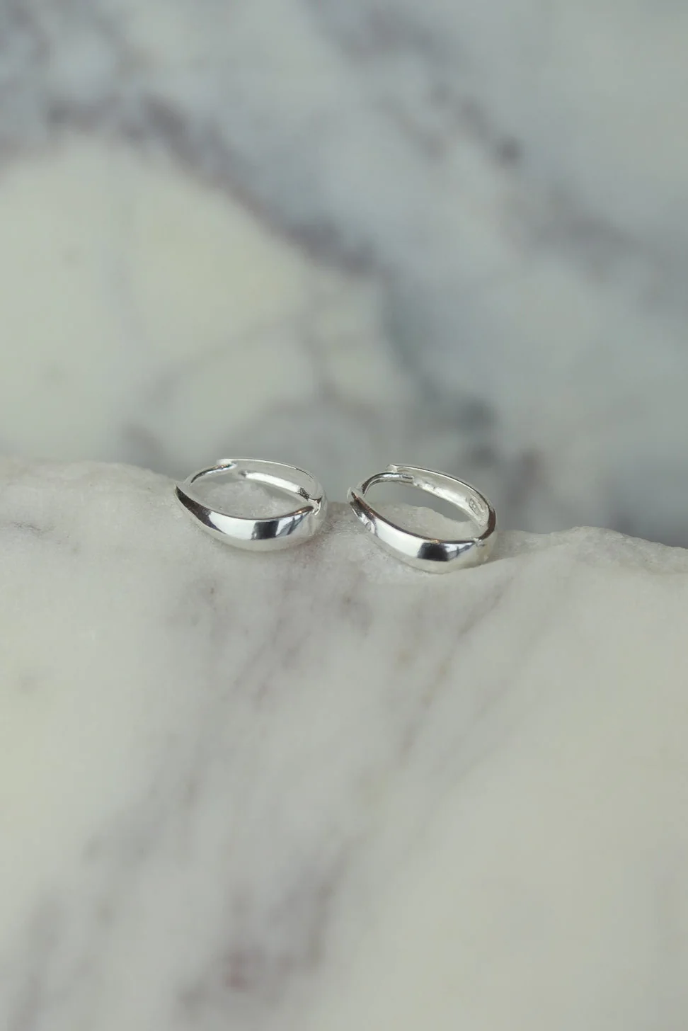 Amaya Silver Hoops - Image 2