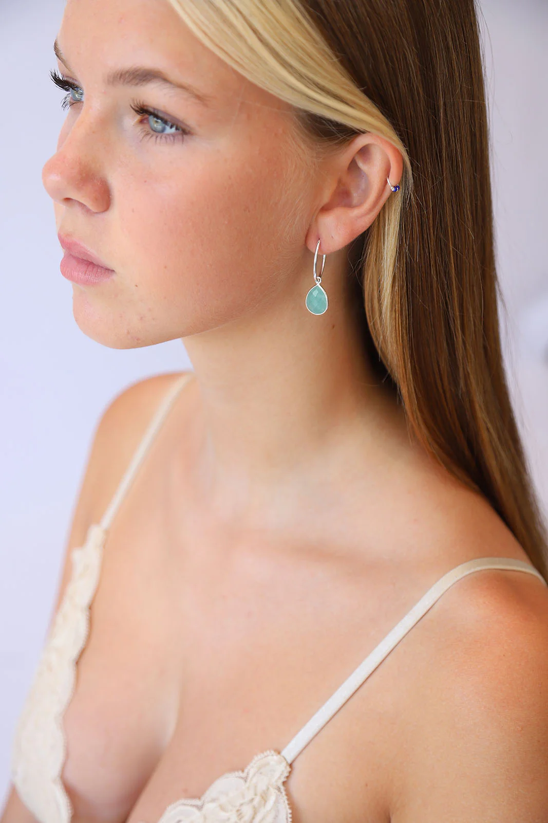 Amazonite Nima Earrings - Image 3