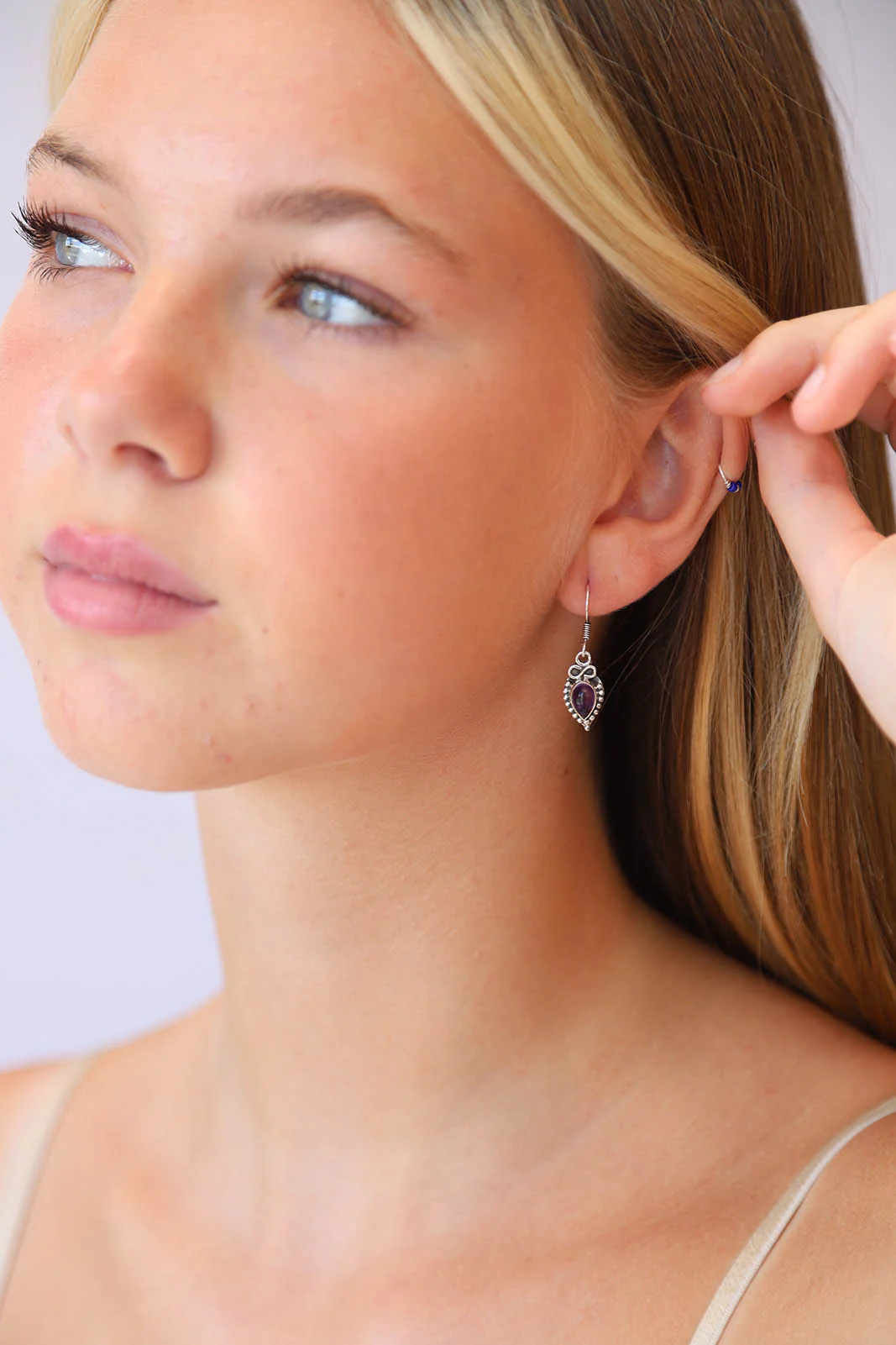 Amethyst Iola Earrings - Image 2