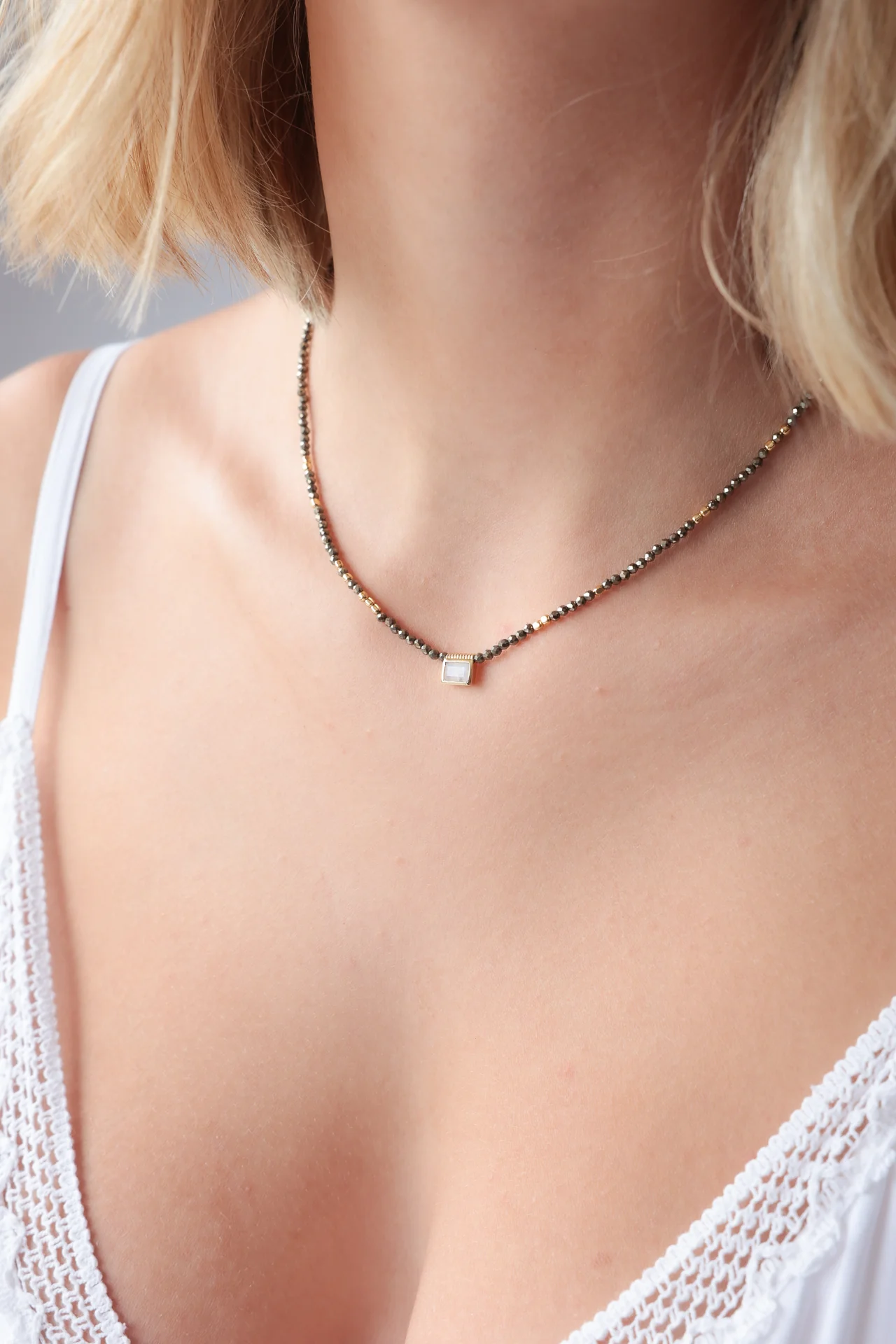 Zilia Beaded Necklace - Image 4