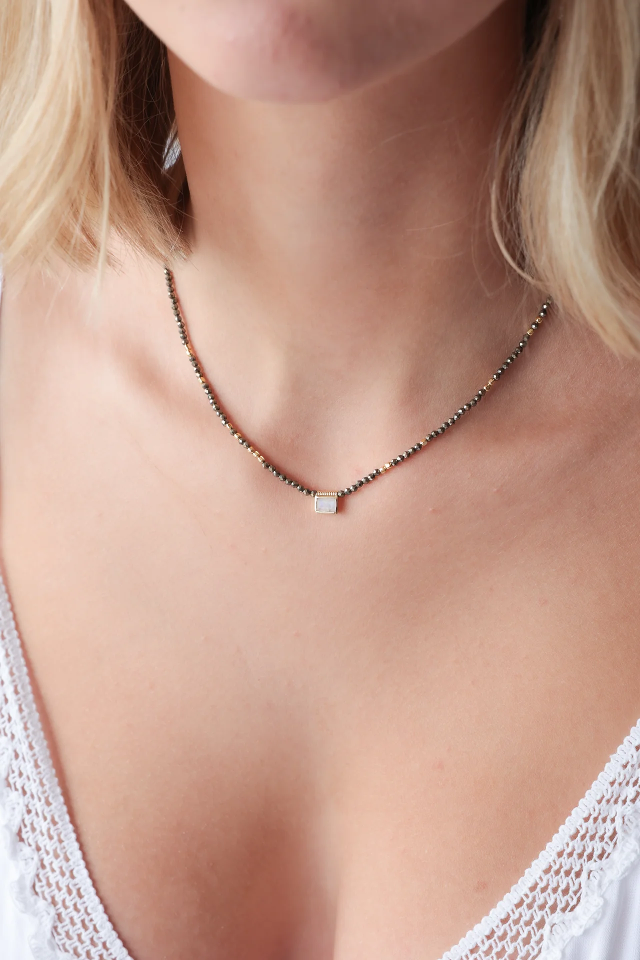 Zilia Beaded Necklace - Image 5