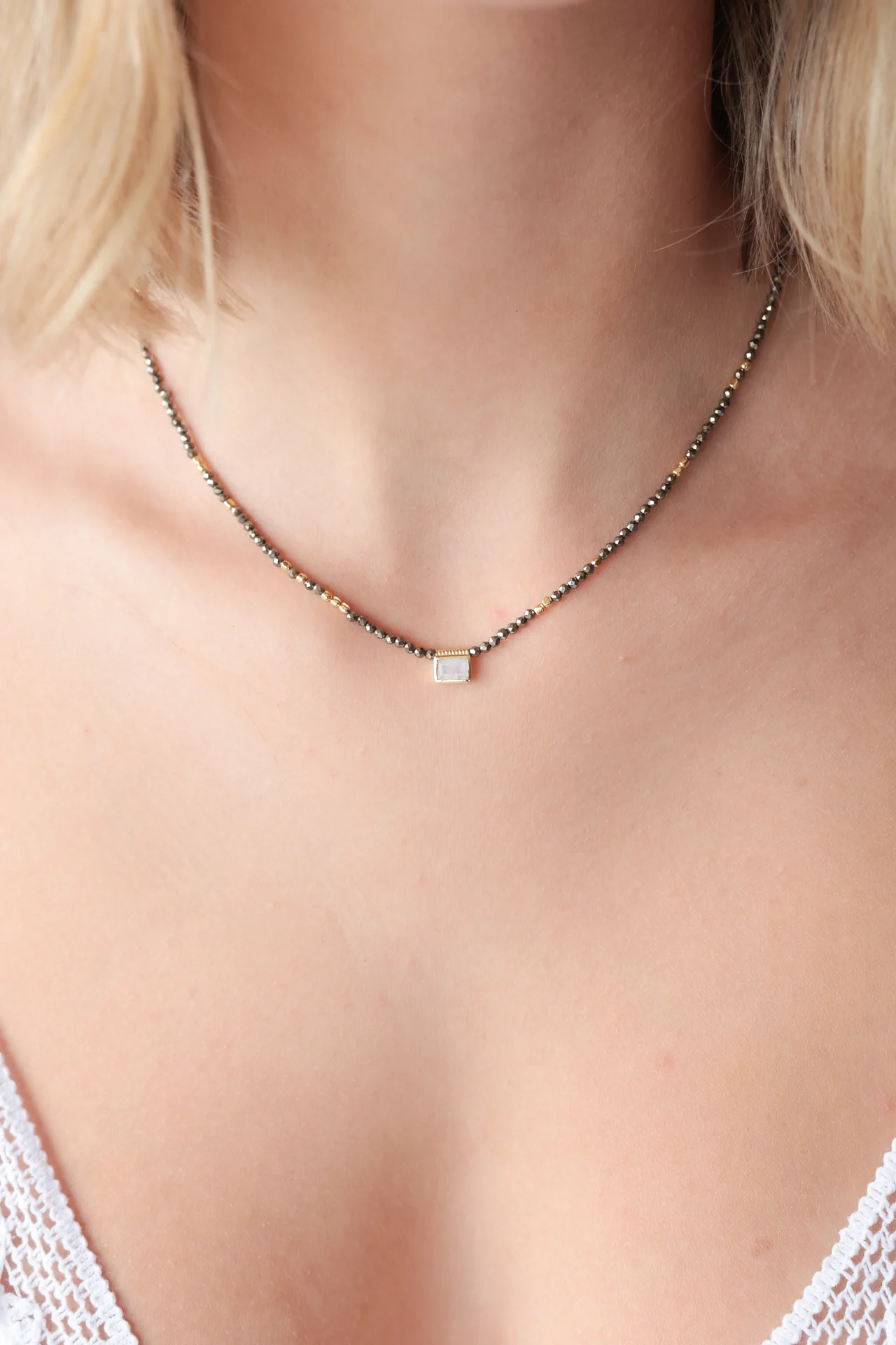 Zilia Beaded Necklace - Image 6
