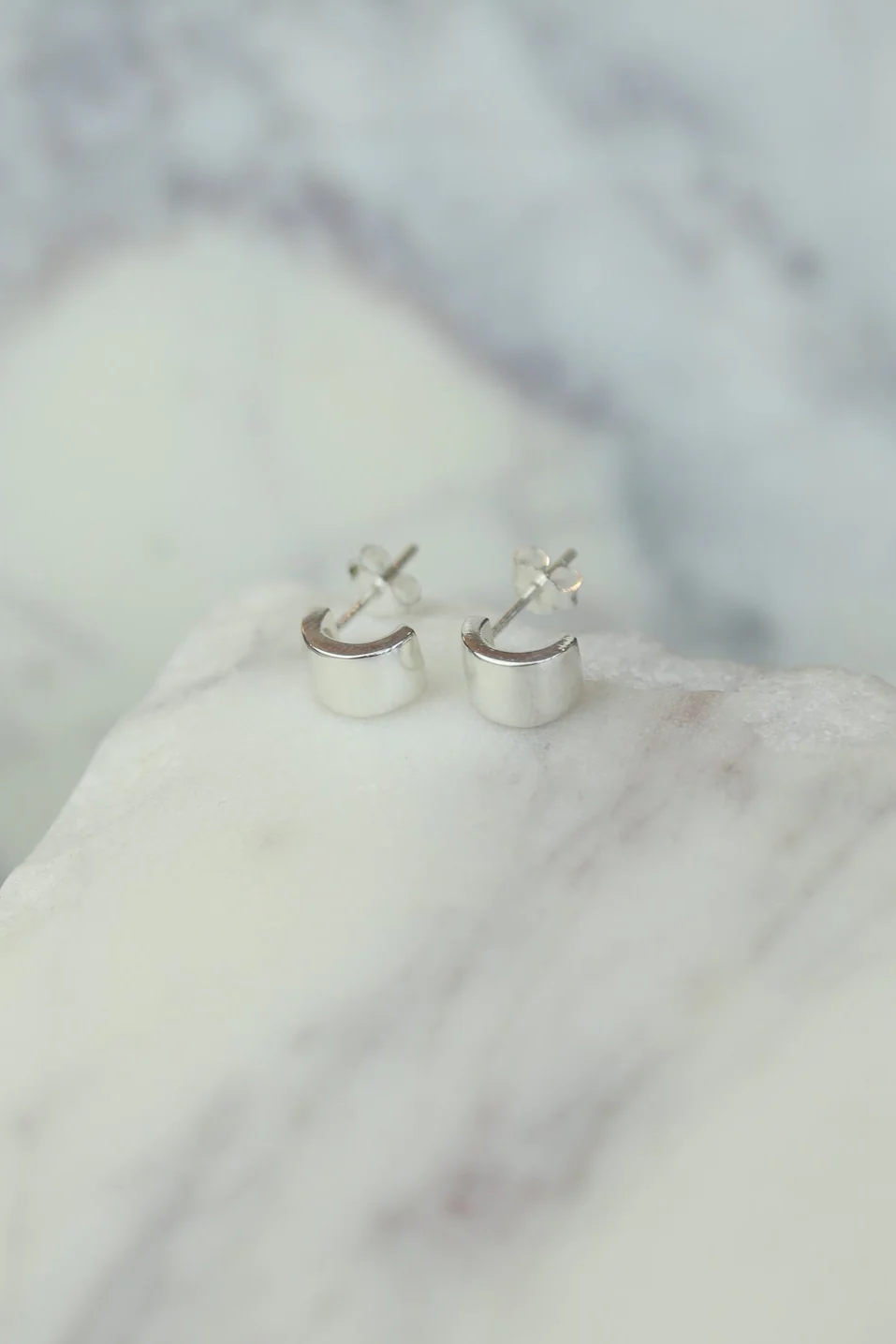 Cora Silver Studs - Image 2