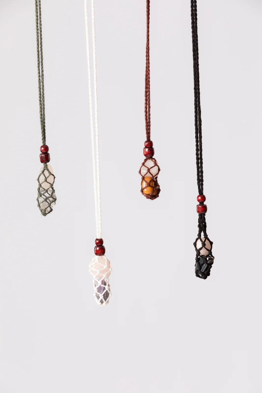 Crochet crystal holder Necklace - Image 9