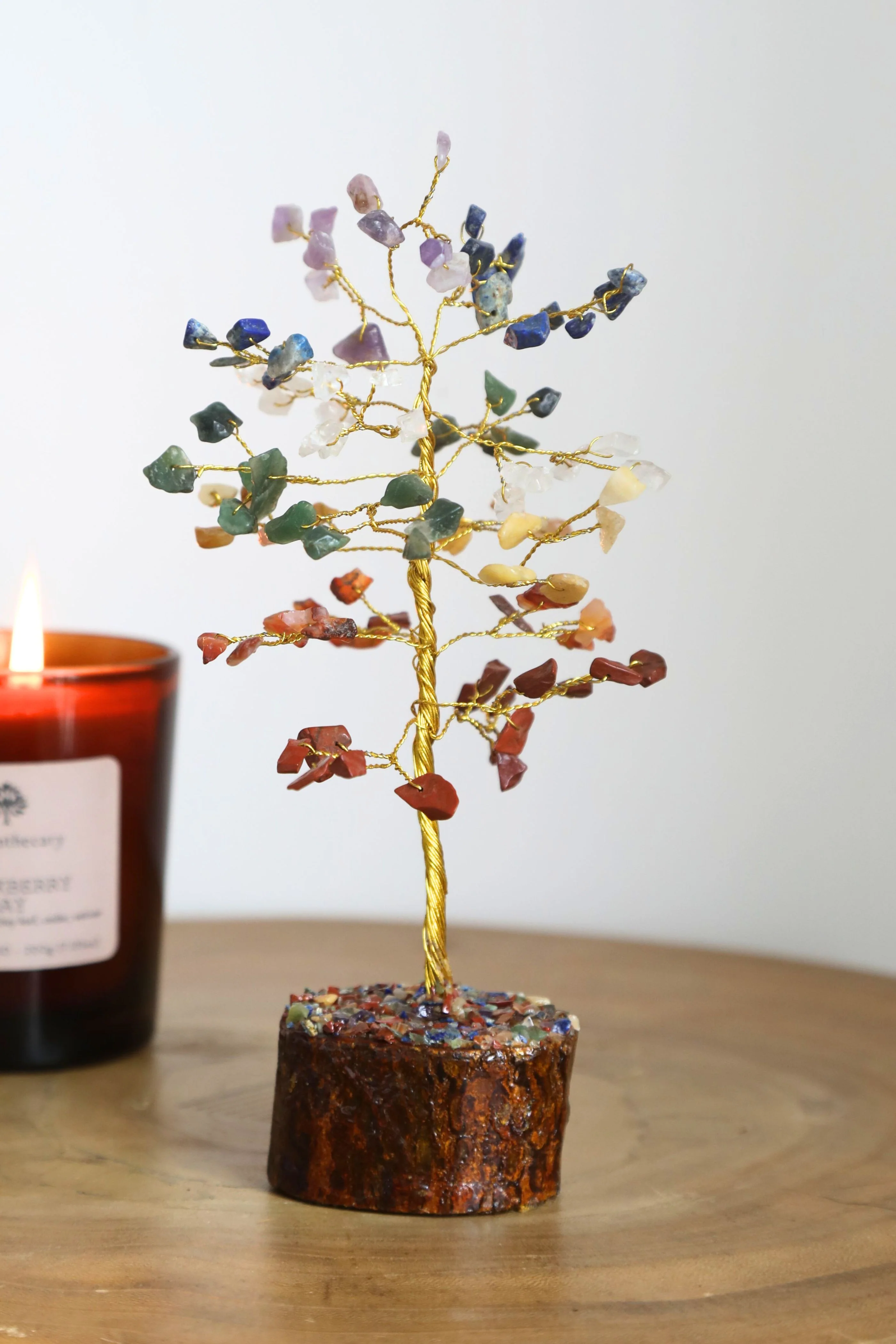 Chakra Gold Medium Crystal Tree - Image 3