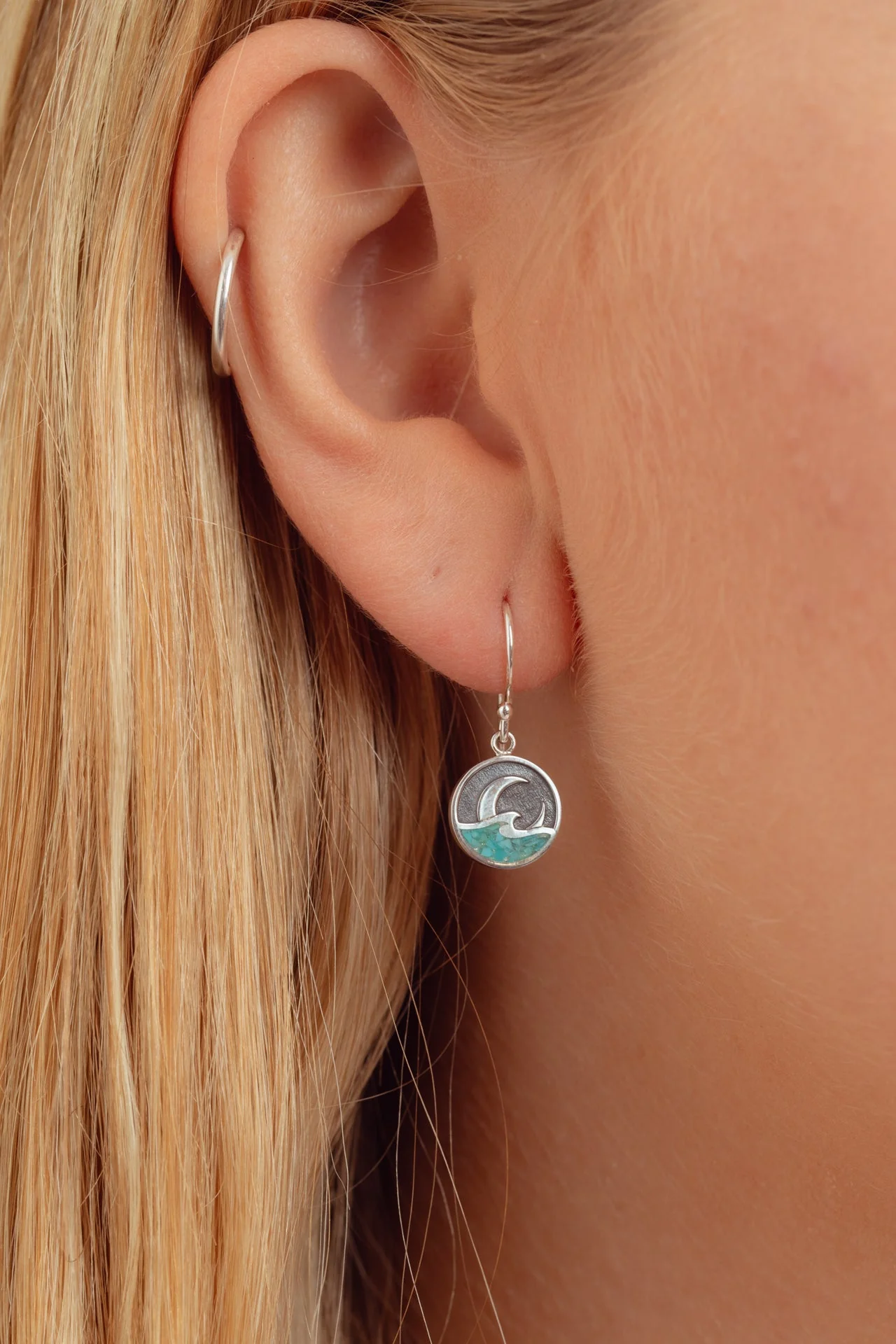 Navae Turquoise Silver Earrings