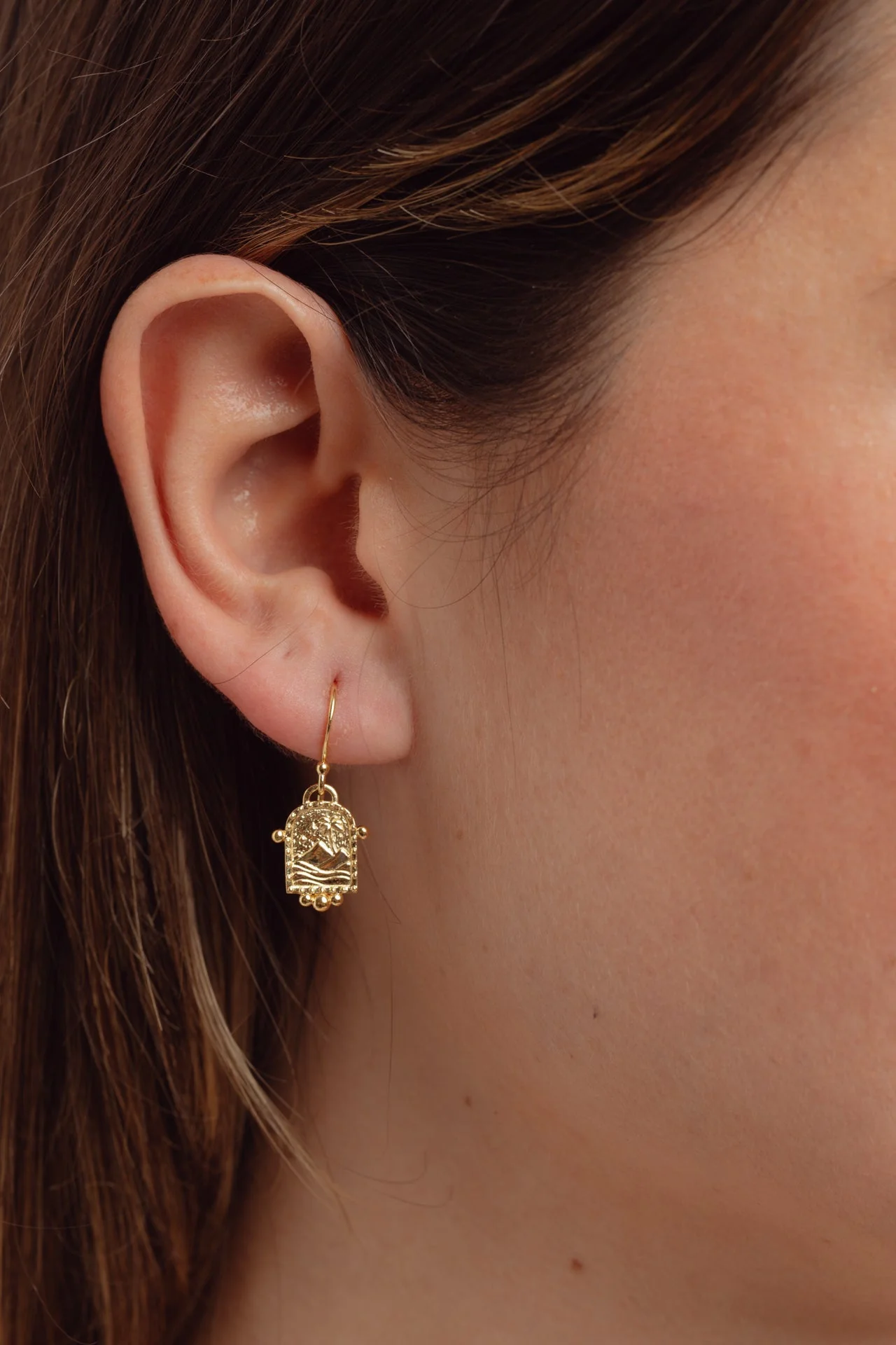Mirage Gold Earrings - Image 4