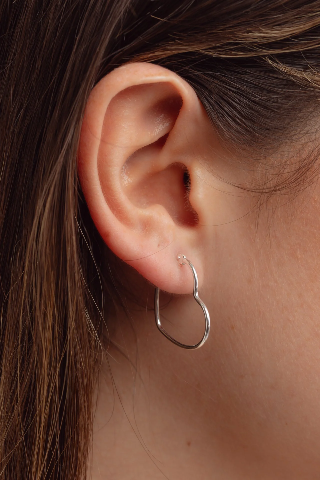 Lots of Love Silver Hoops