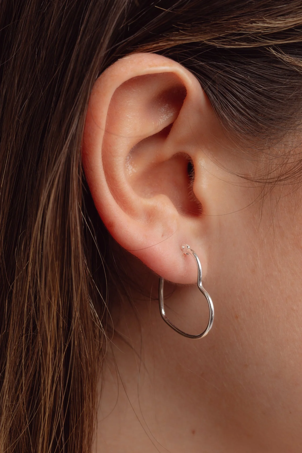 Lots of Love Silver Hoops - Image 3