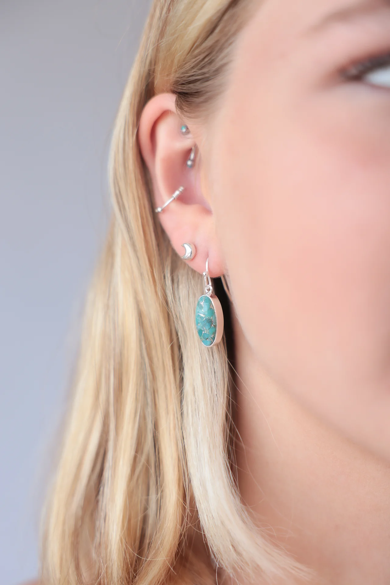 Ellari Stone Drop Earrings - Image 2