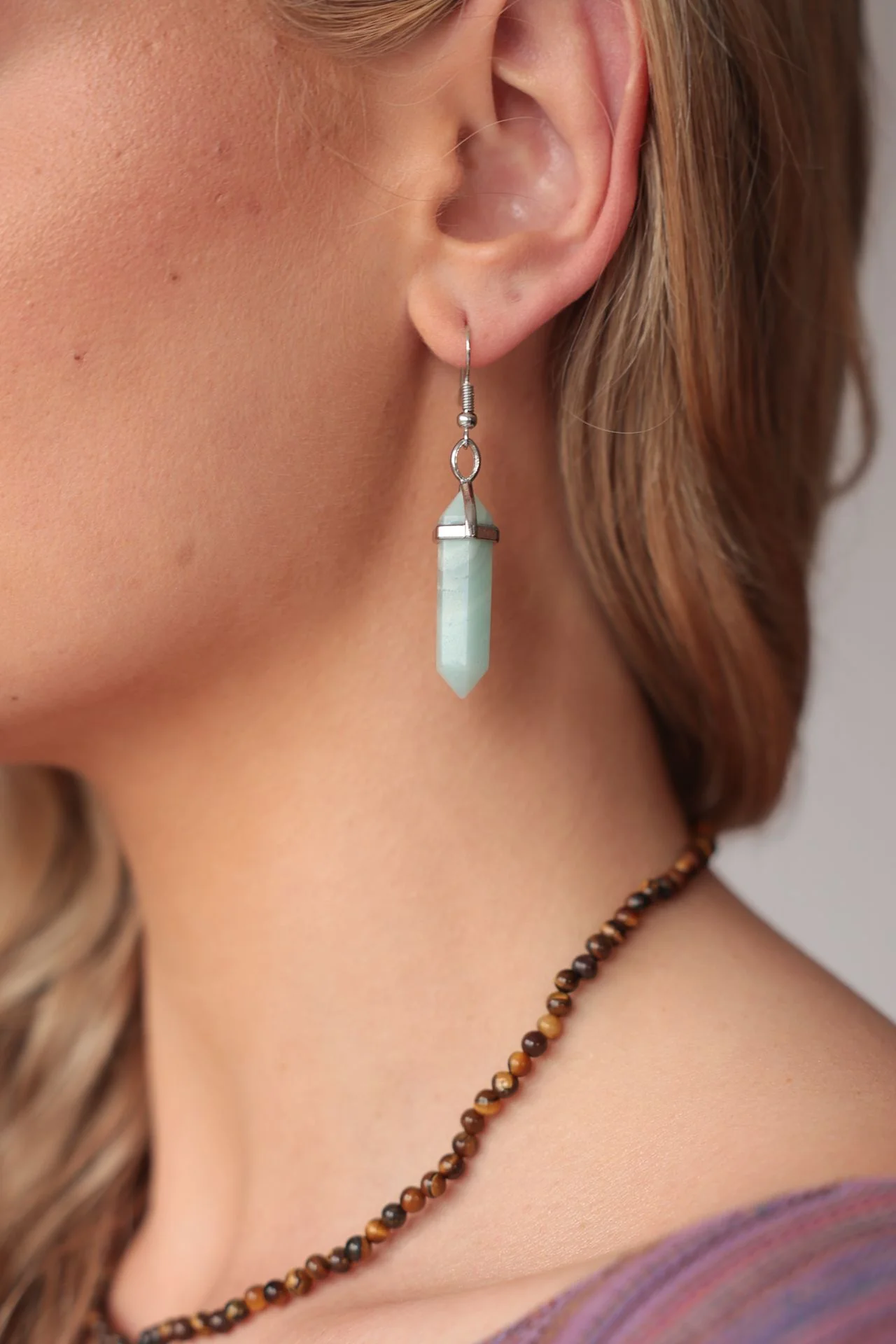 Amazonite Earrings - Image 2