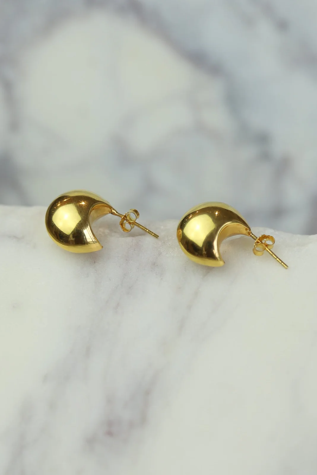 Gold Jali Earrings