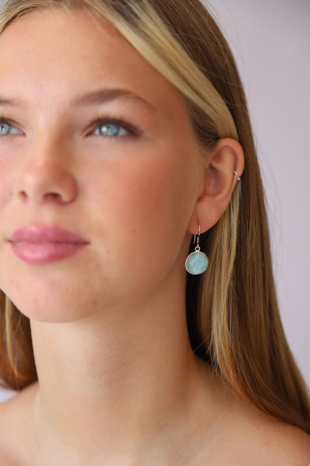 Larimar Round Drops - Image 3