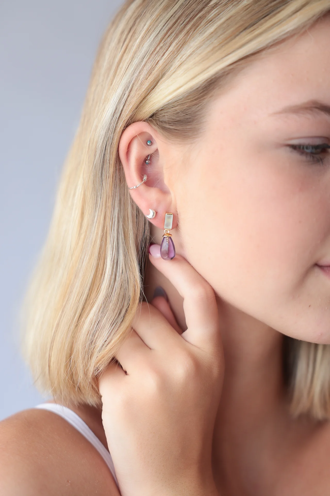 Meya Stud Drop - Image 3