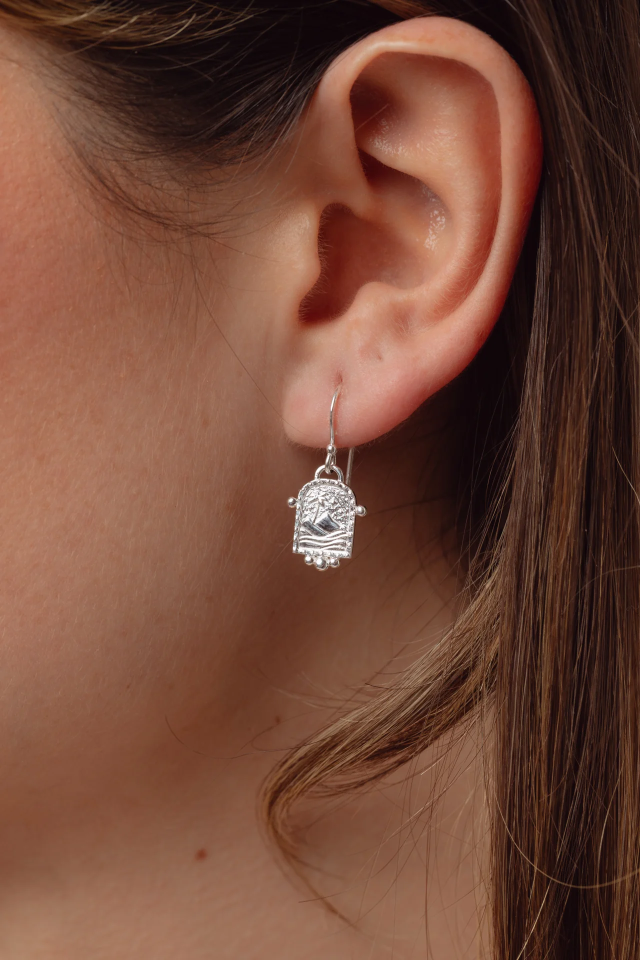 Mirage Silver Earrings - Image 3