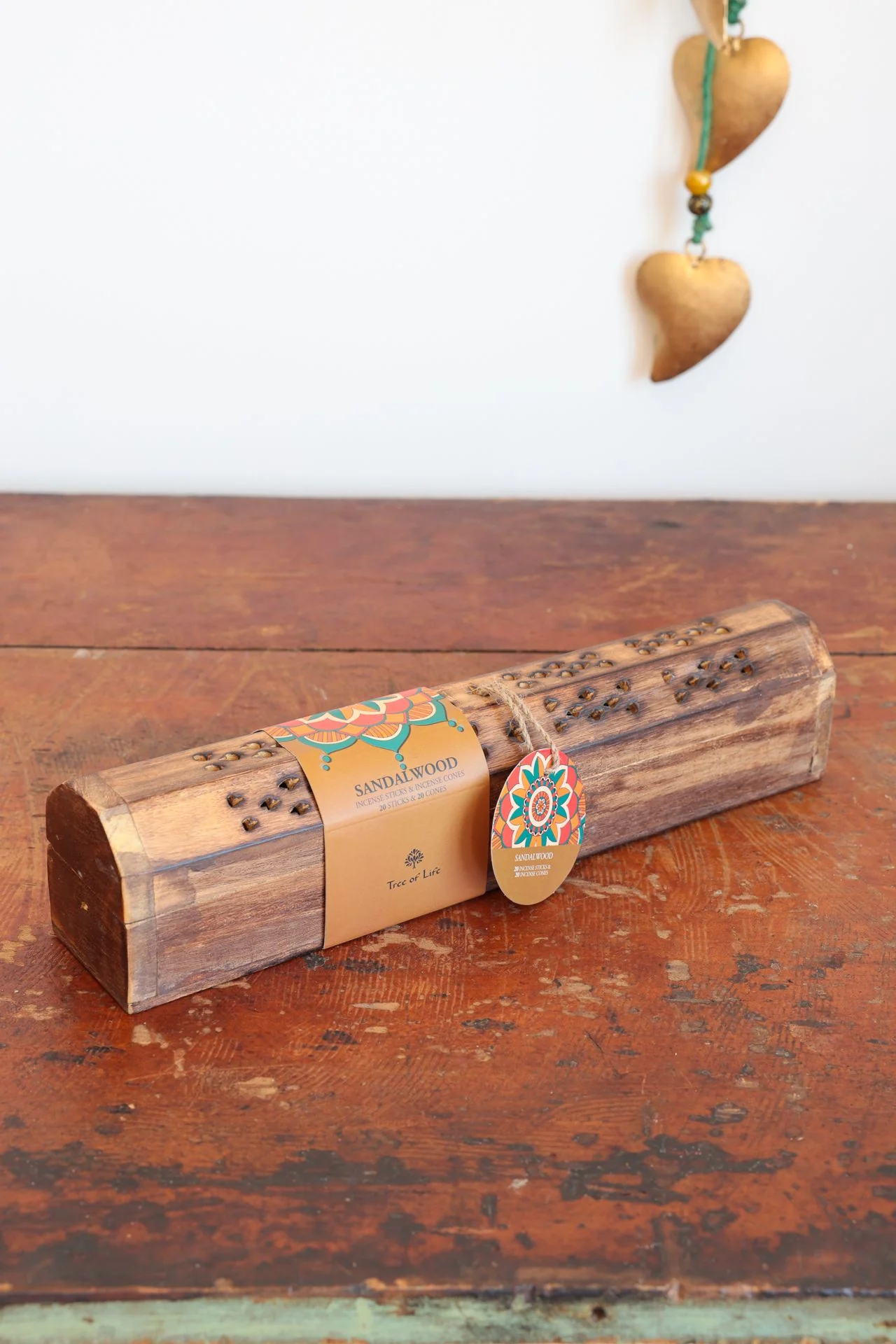 Sandalwood Wooden Incense Box