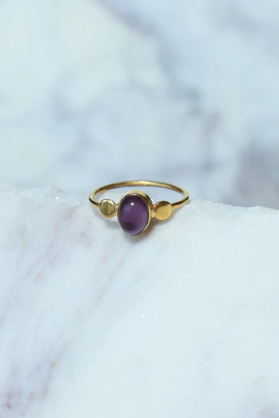 Gold Amethyst Edna Ring - Image 3