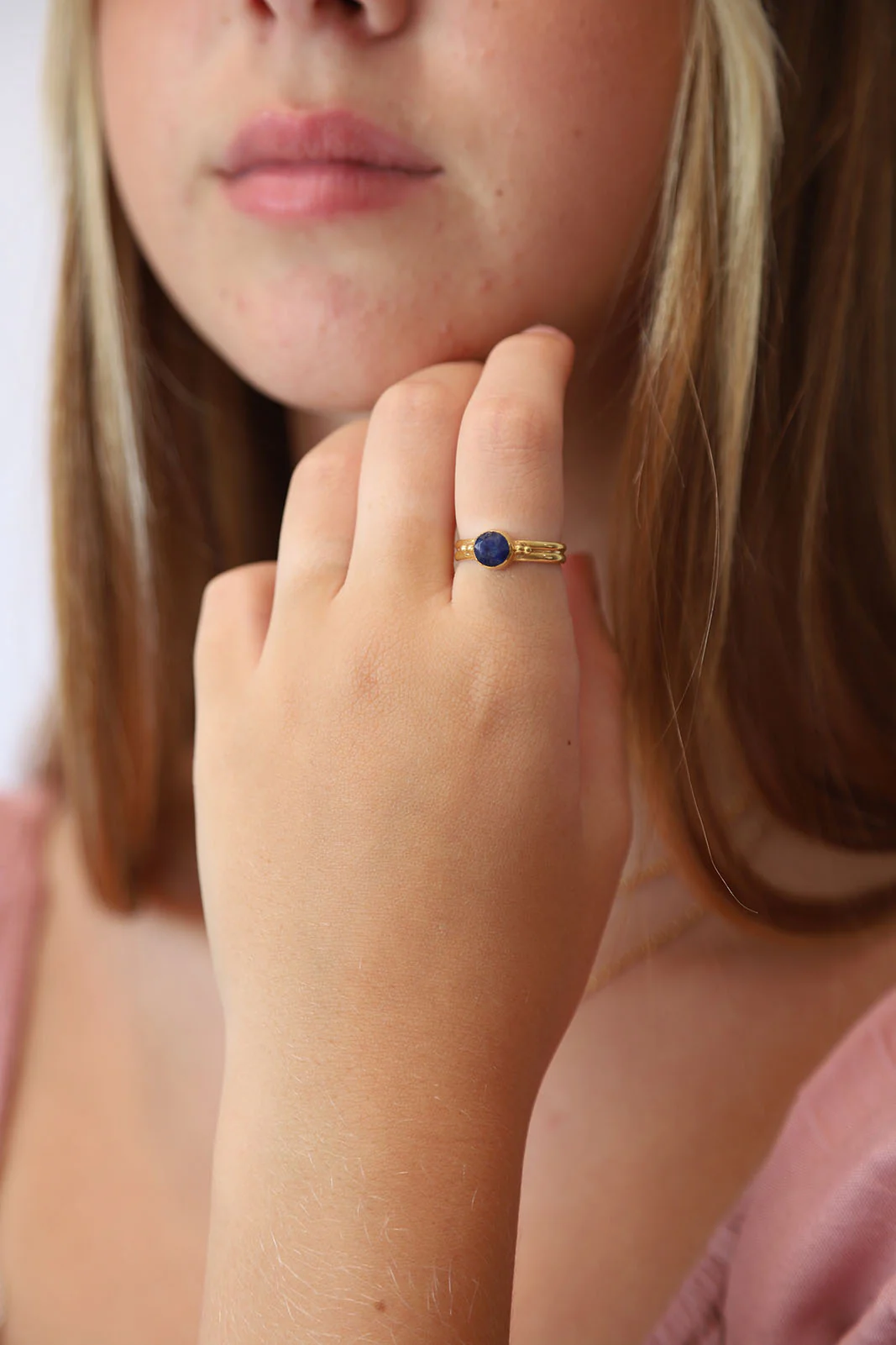 Sapphire Gold Uko Ring