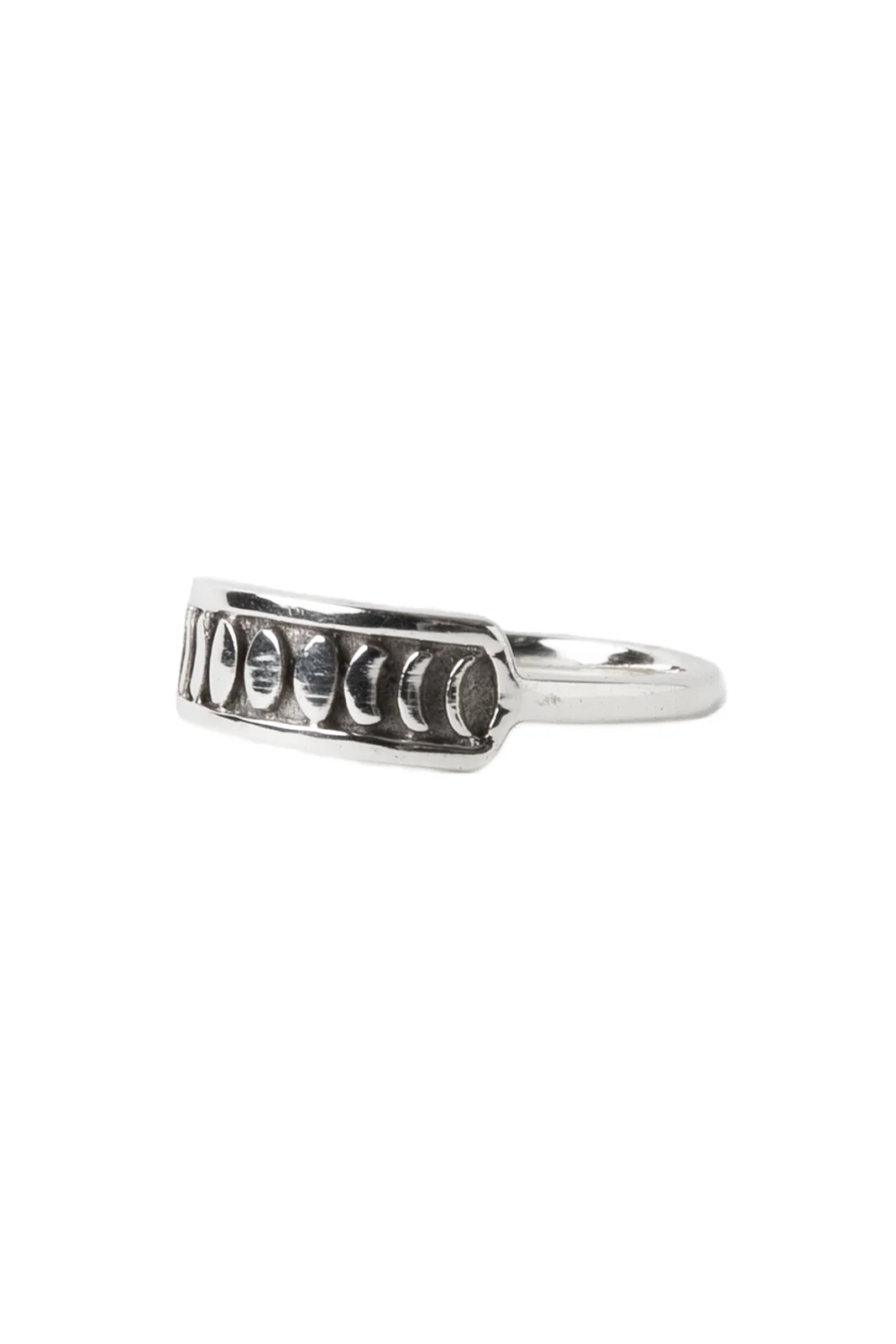 Half Banded Moon Ring - Image 3