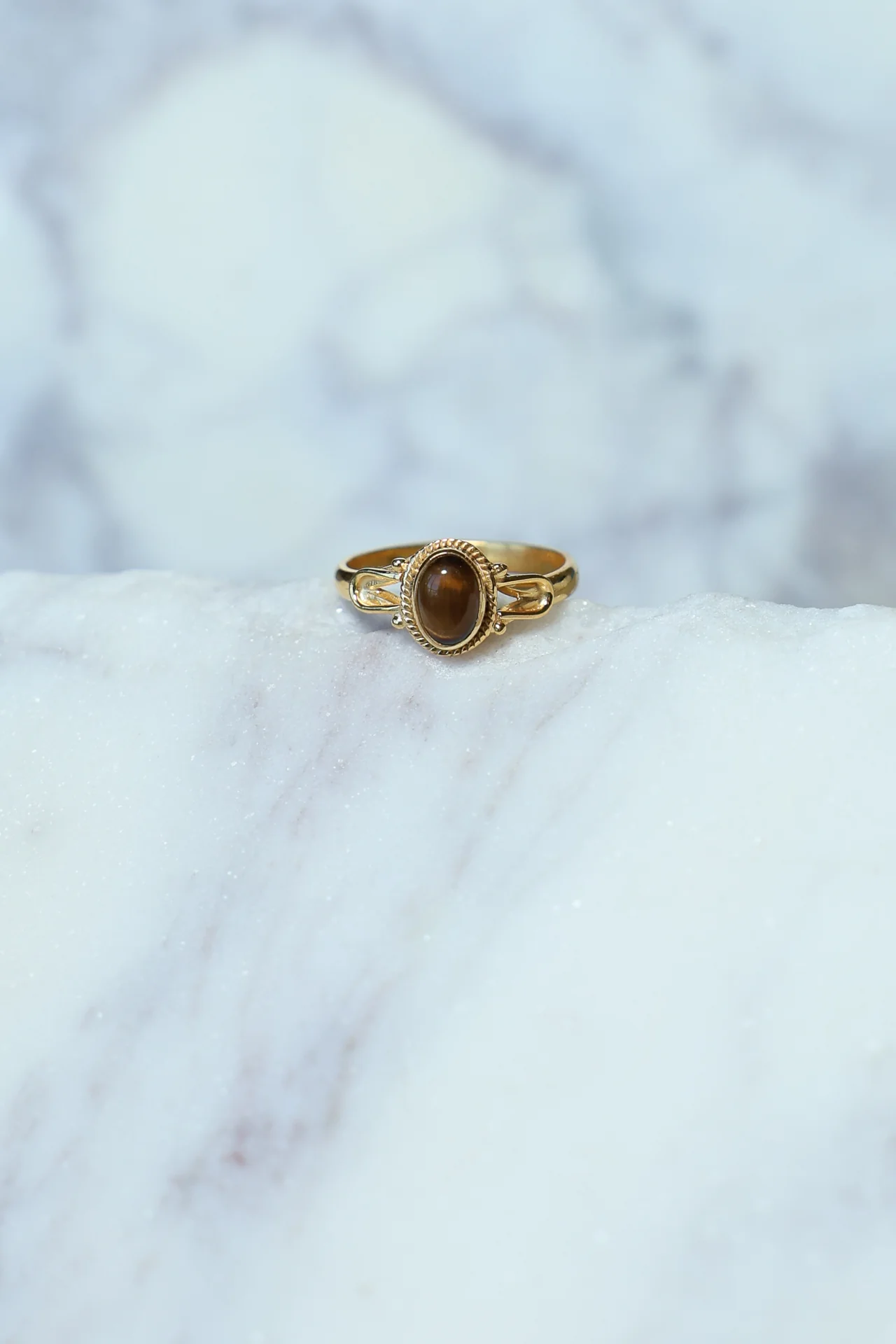 Gold Tigers Eye Cardi Ring