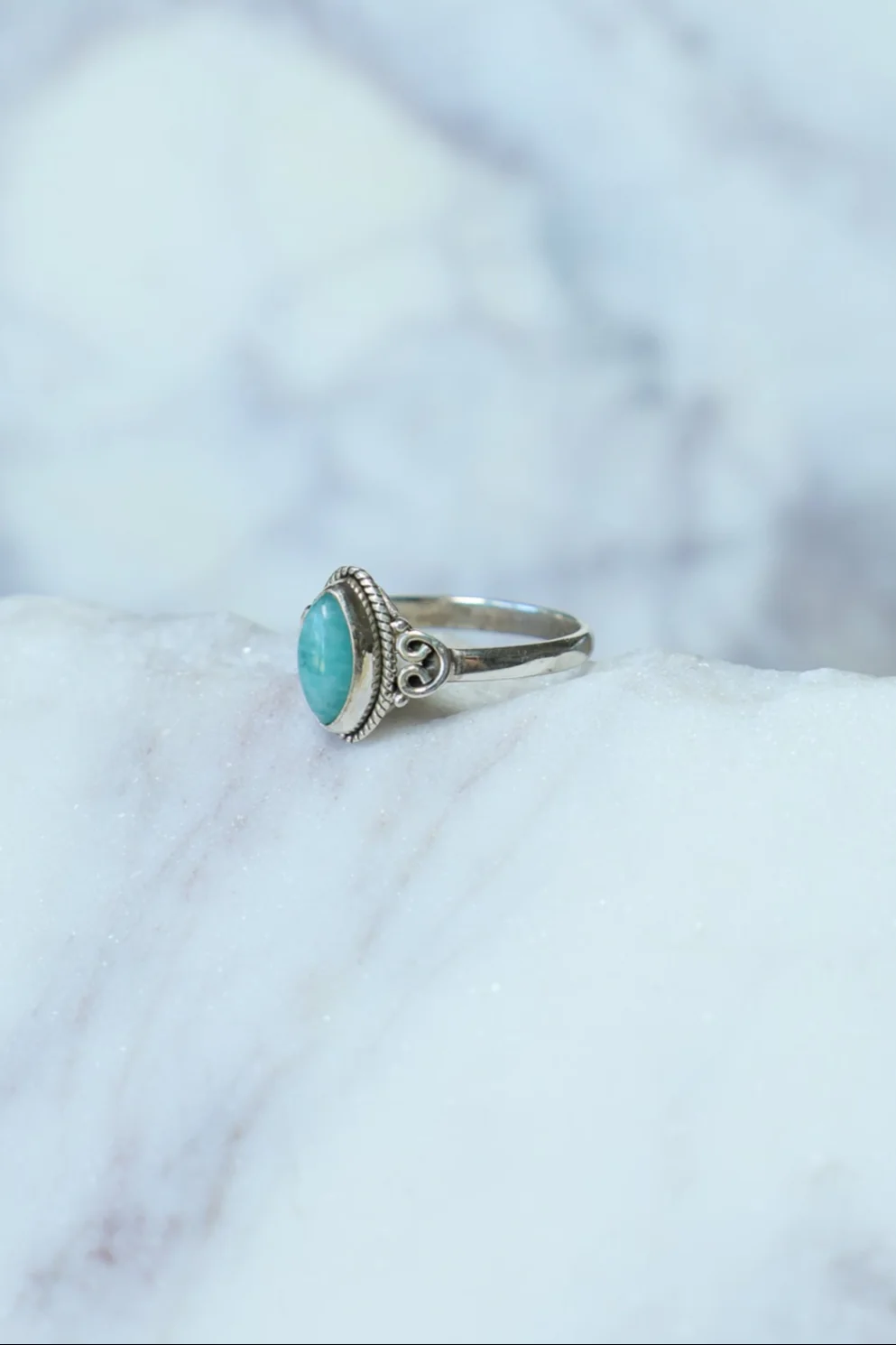Amazonite Yasmin Marquise Ring - Image 3