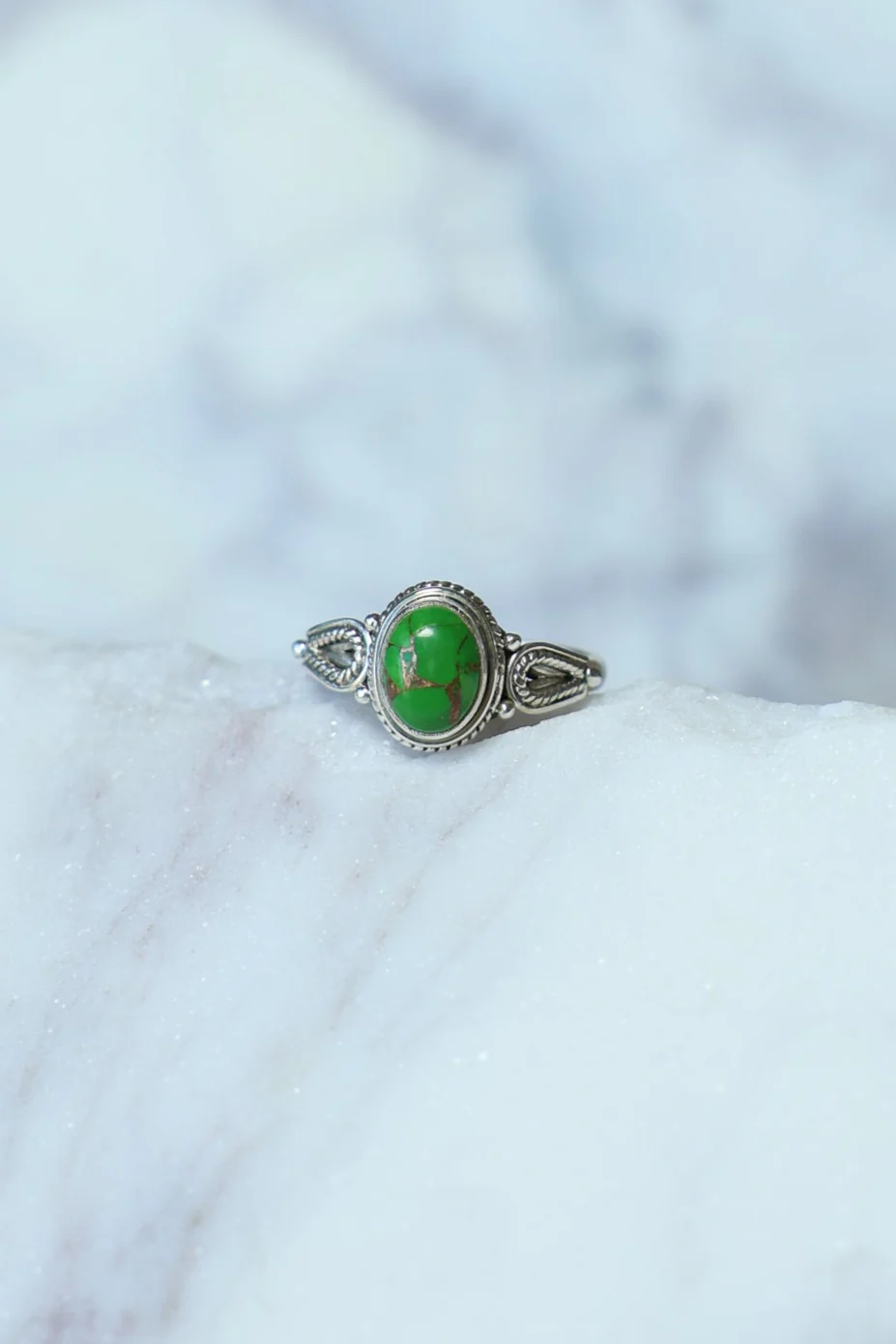 Green Turquoise Jacinta Ring