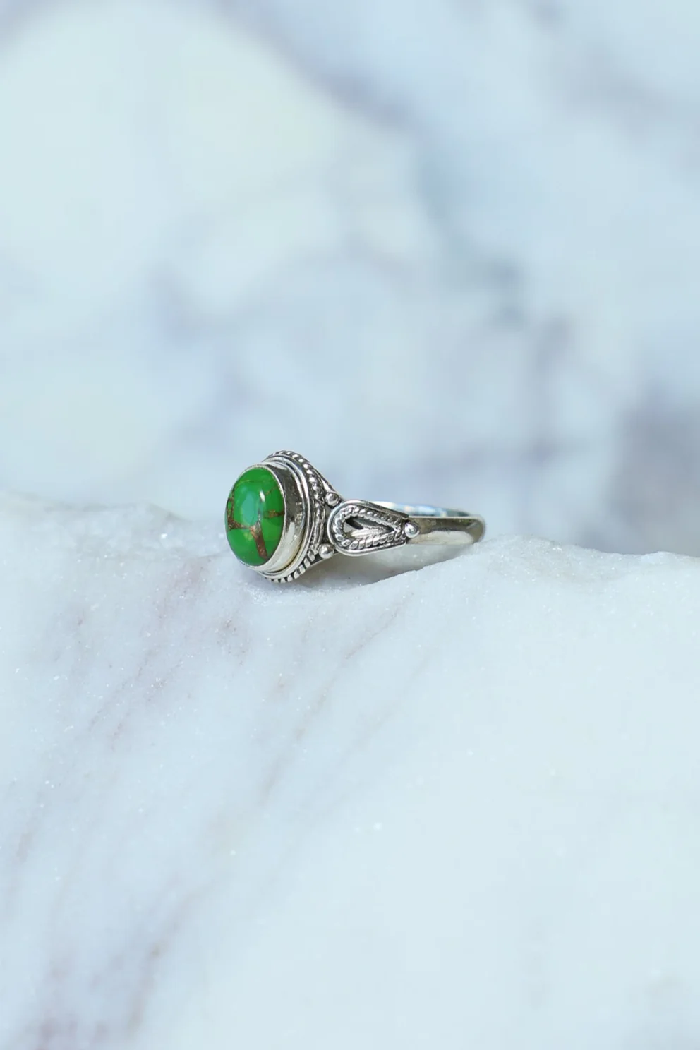 Green Turquoise Jacinta Ring - Image 3