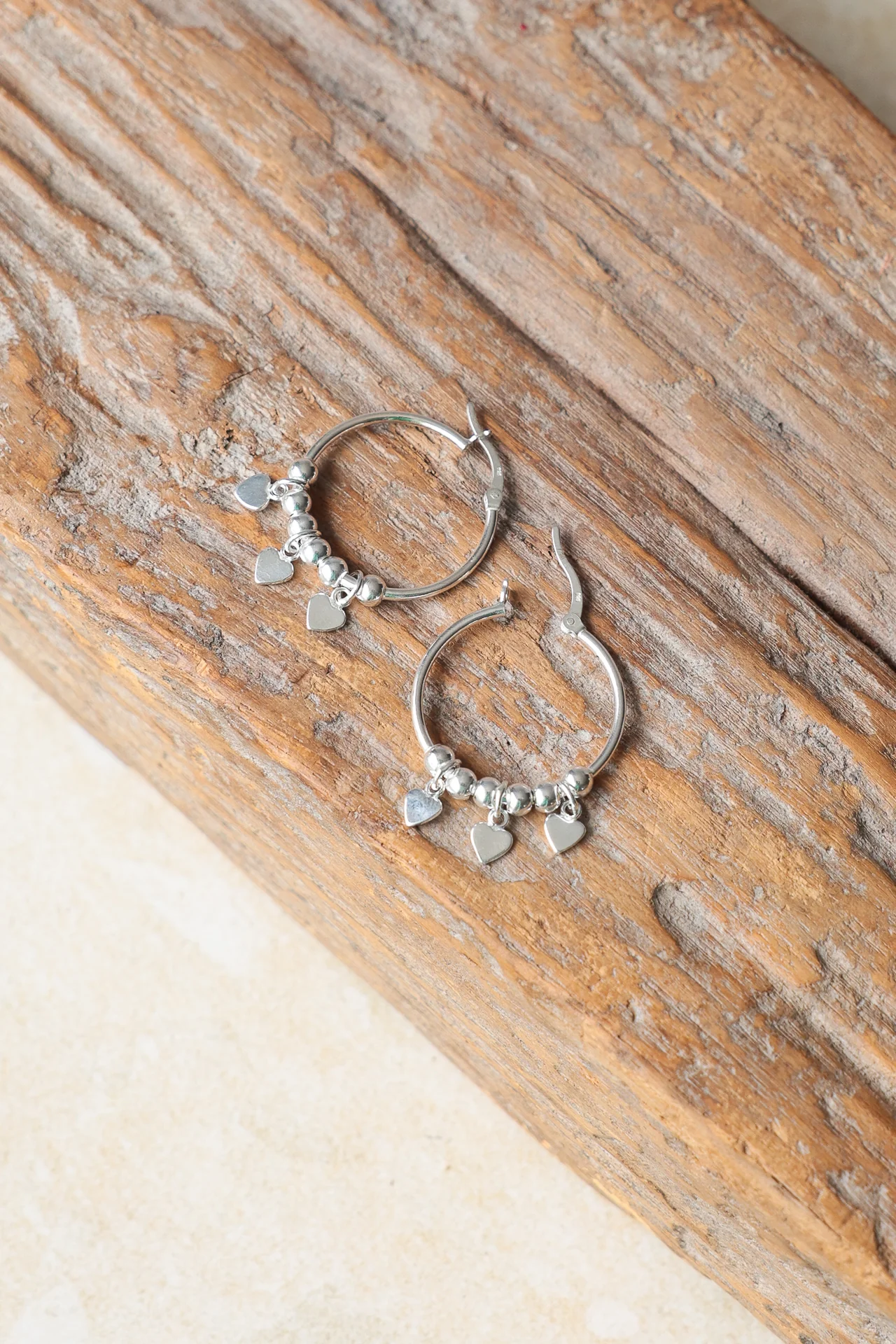Heart Droplet Hoops - Image 2