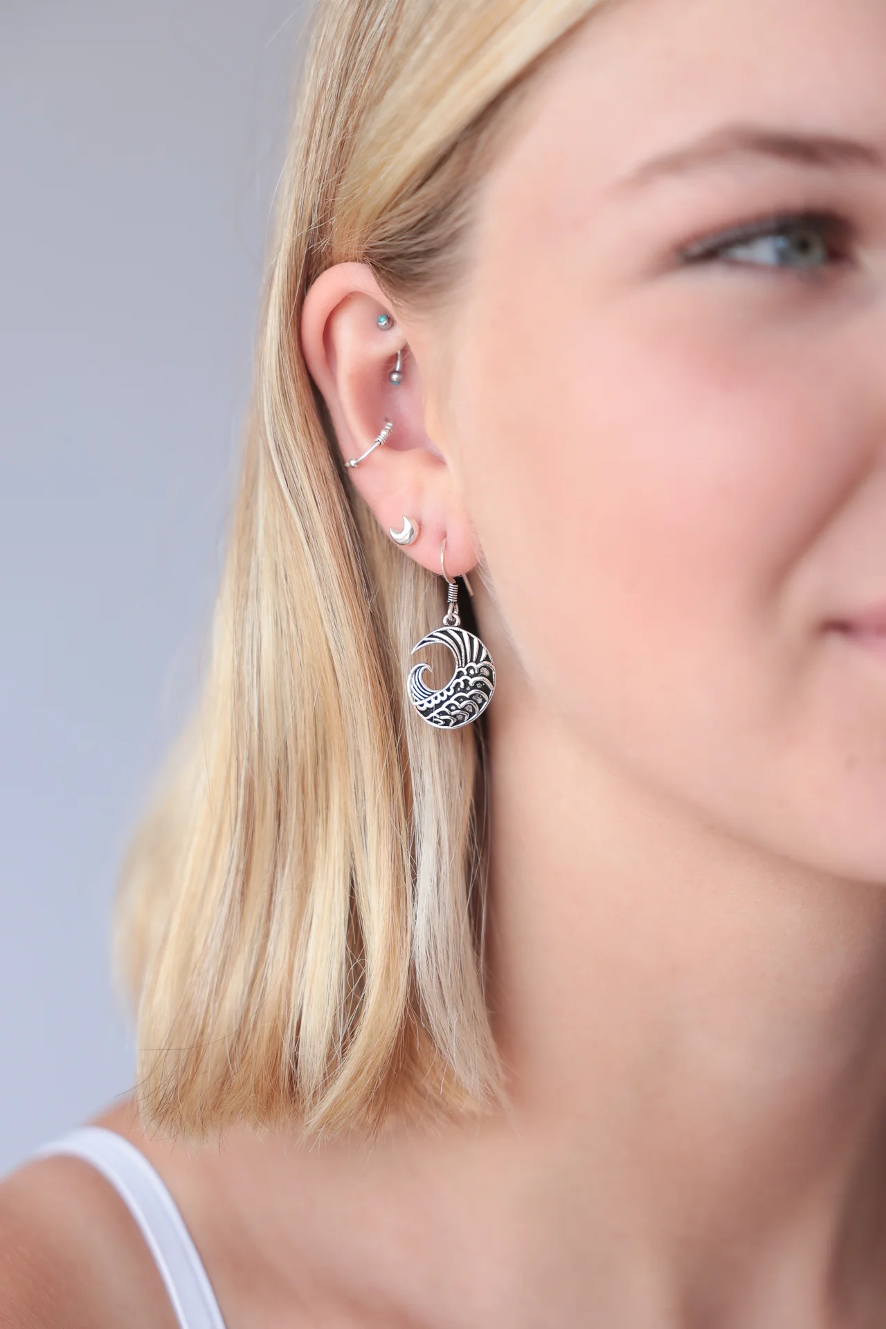 Great Waves Earrings - Image 2