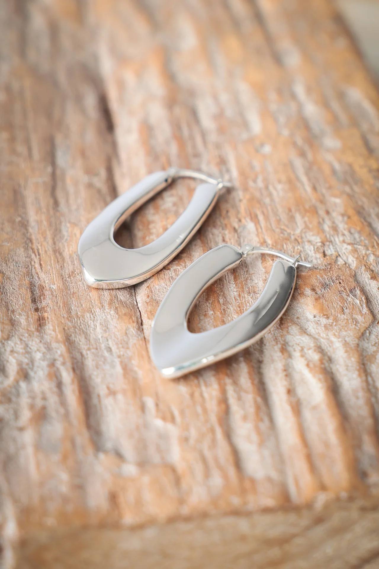 Gisella Pointed Hoops - Image 2