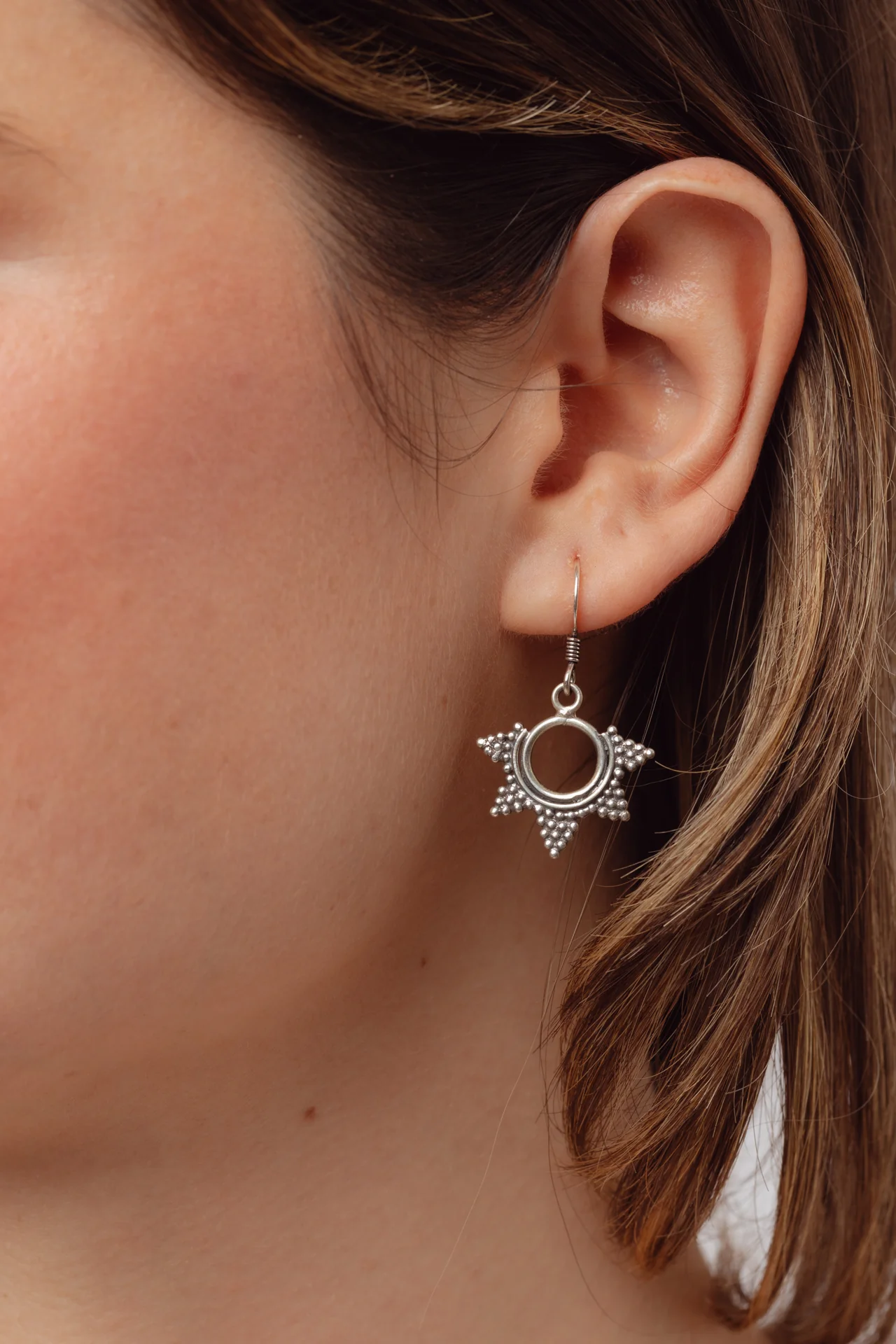 Dotted Tribal Small Earrings