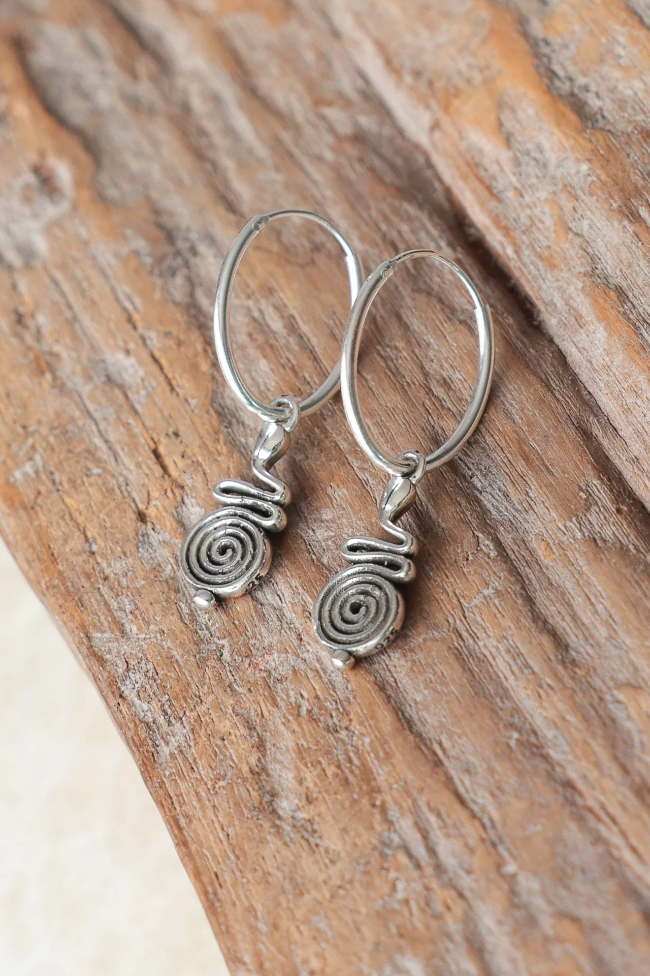 Spiral of Life Earrings - Image 3