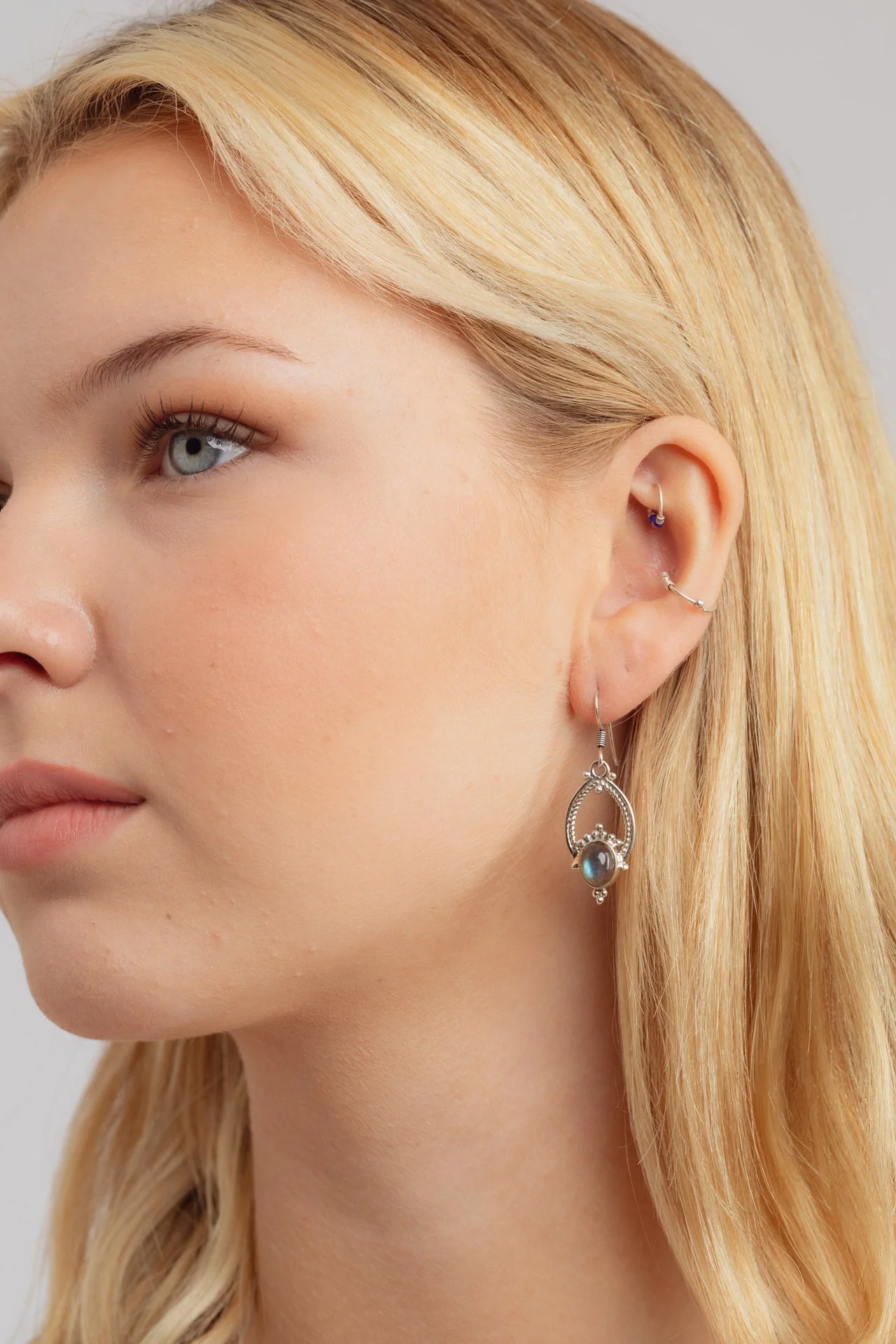 Yianna Ornate Labradorite Drops - Image 3