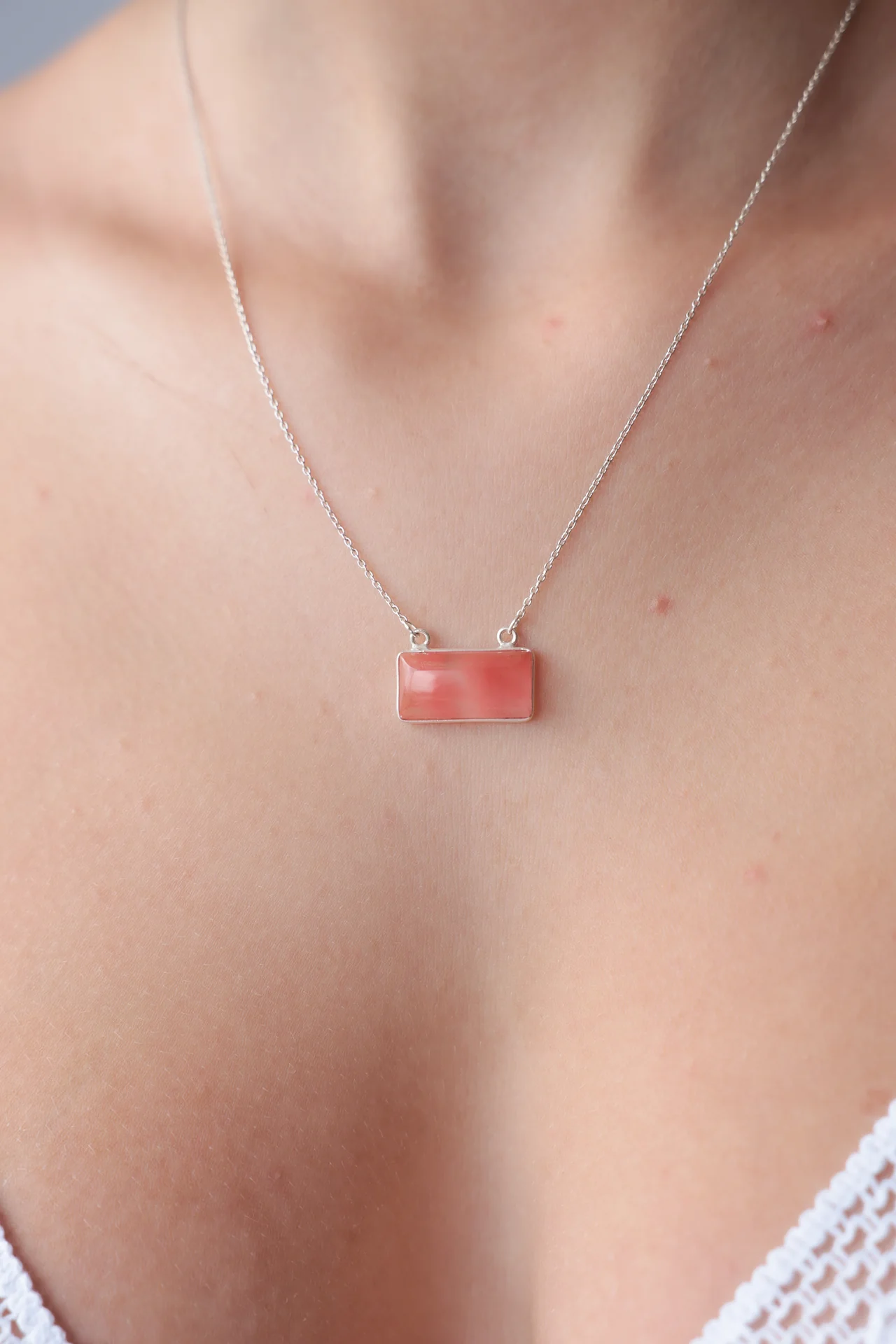 Niveena Cherry Quartz Necklace