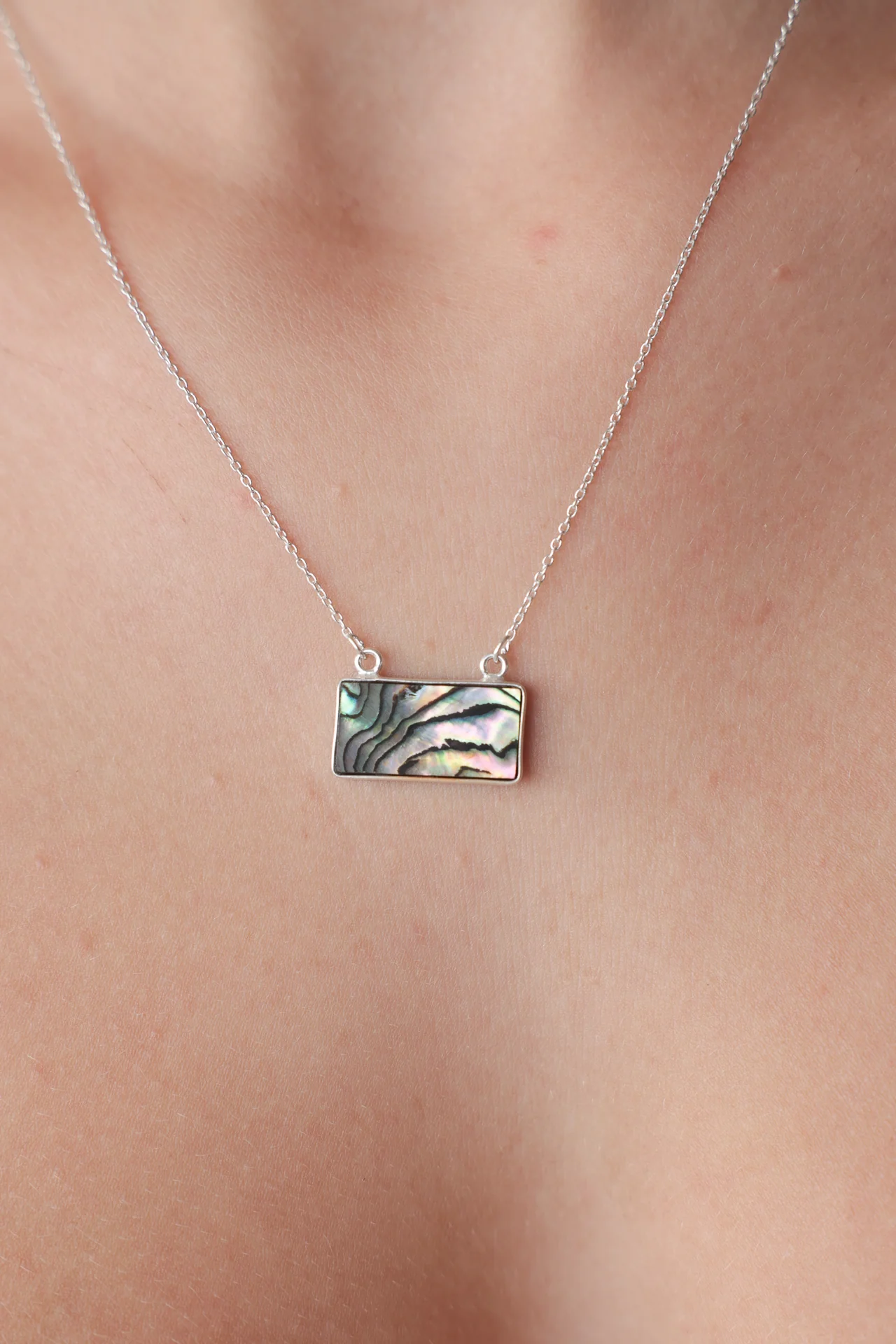 Niveena Paua Shell Necklace - Image 3