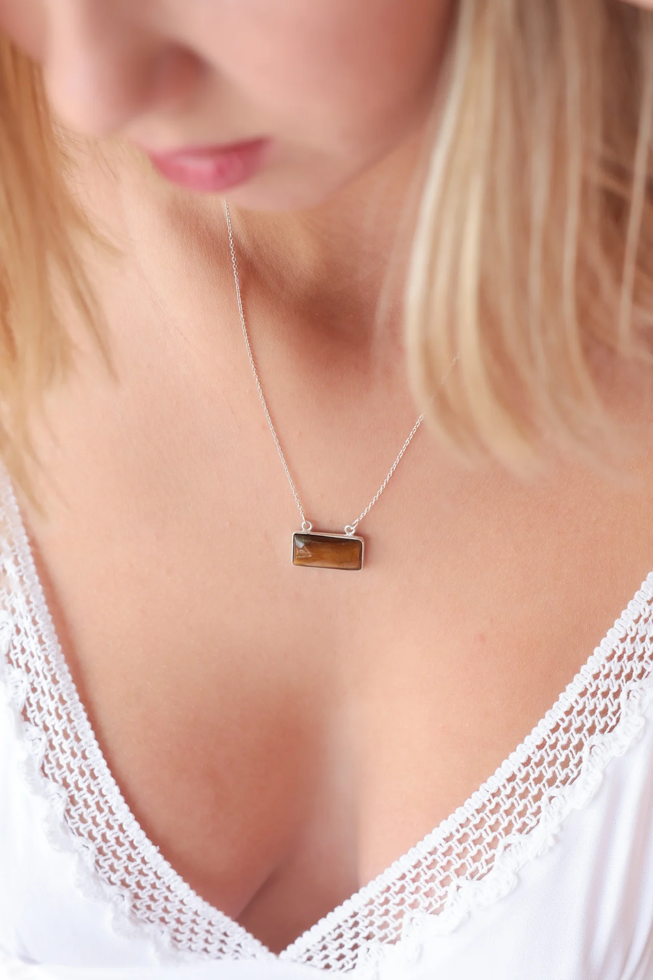 Niveena Tigers Eye Necklace