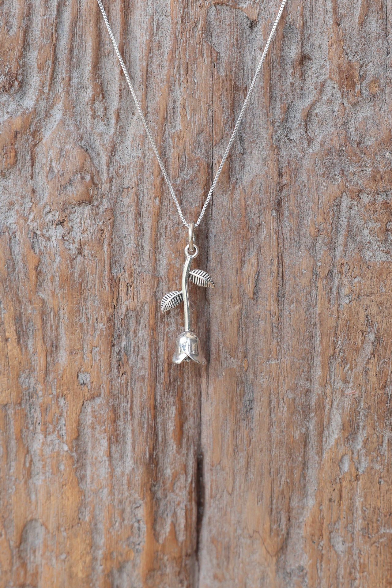 Rosette Drop Necklace