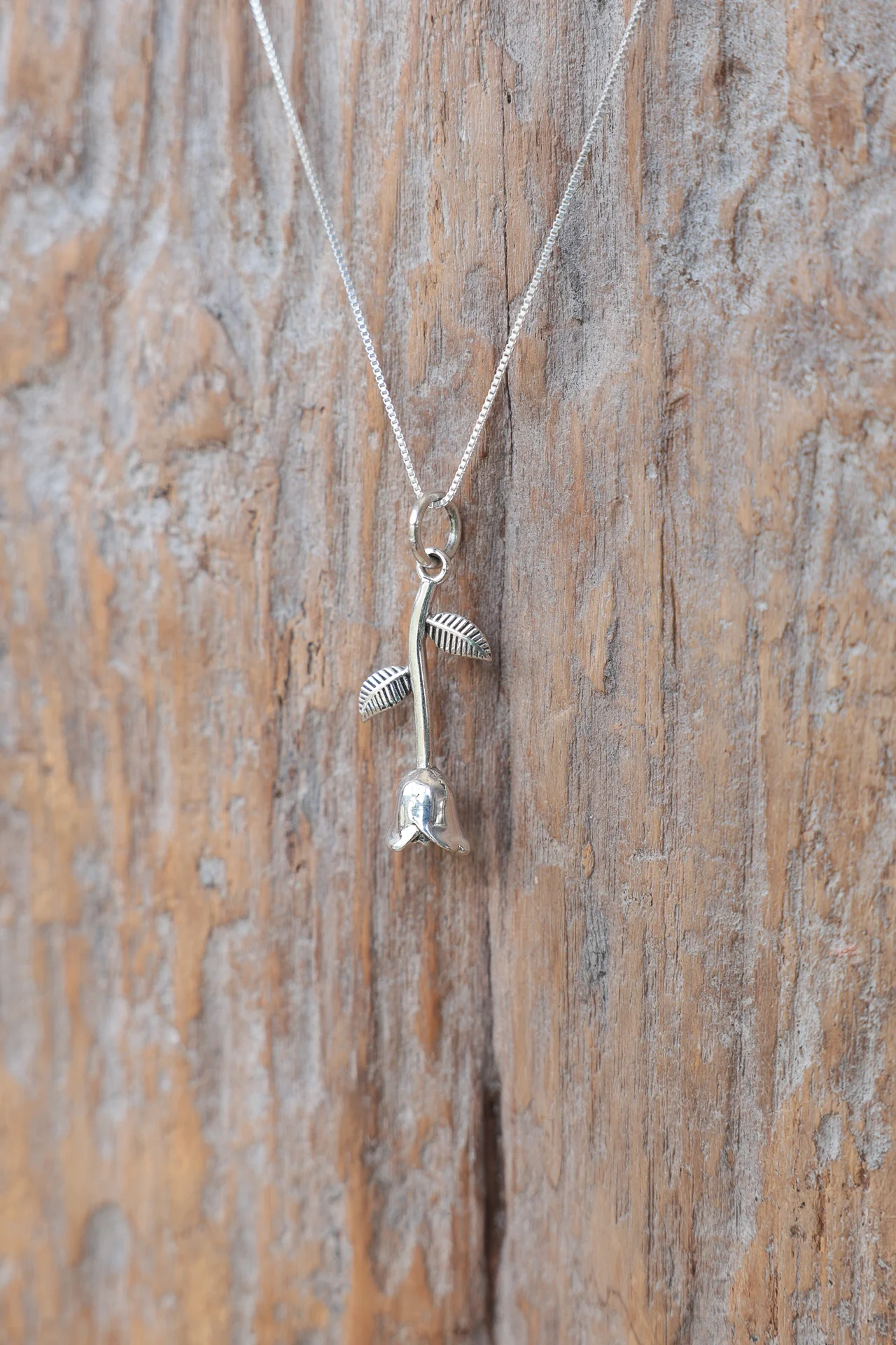 Rosette Drop Necklace - Image 2
