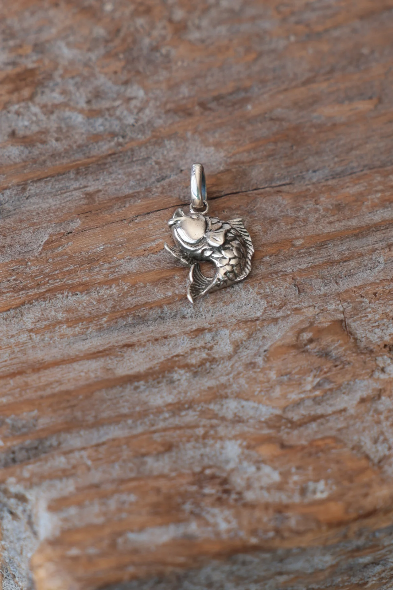 Kanji Fish Pendant