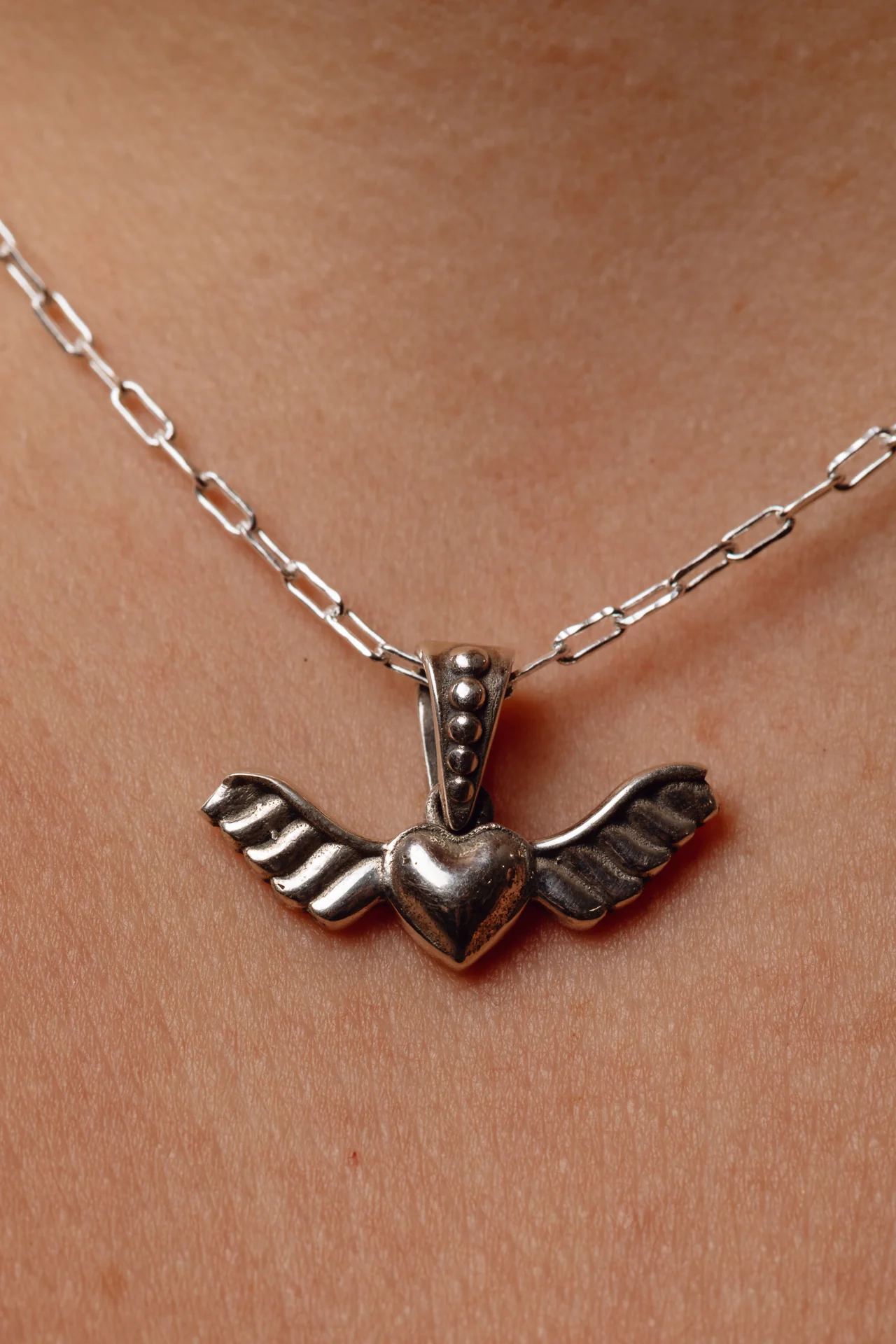 Winged Heart Pendant