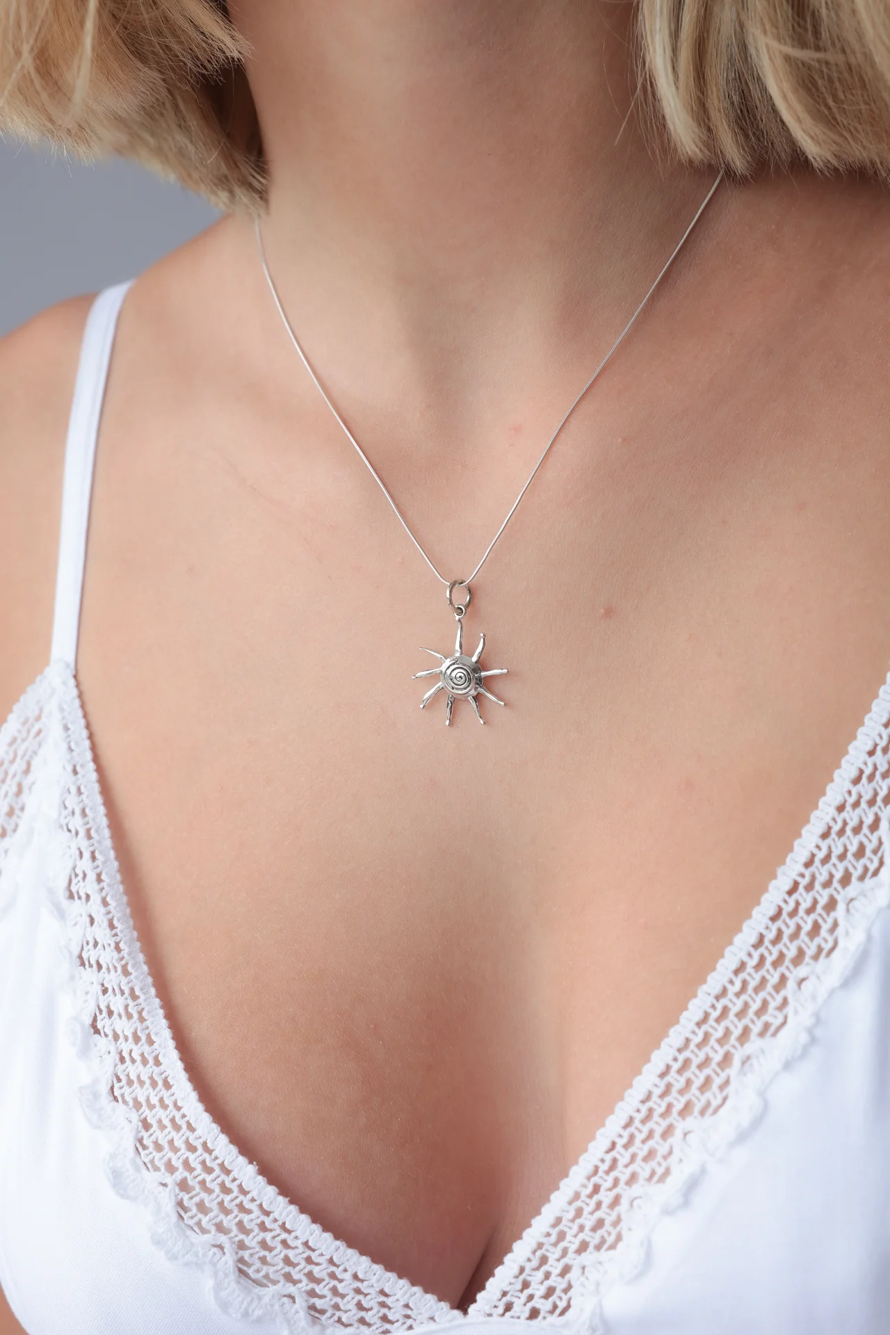 Swirling Sun Pendant - Image 2