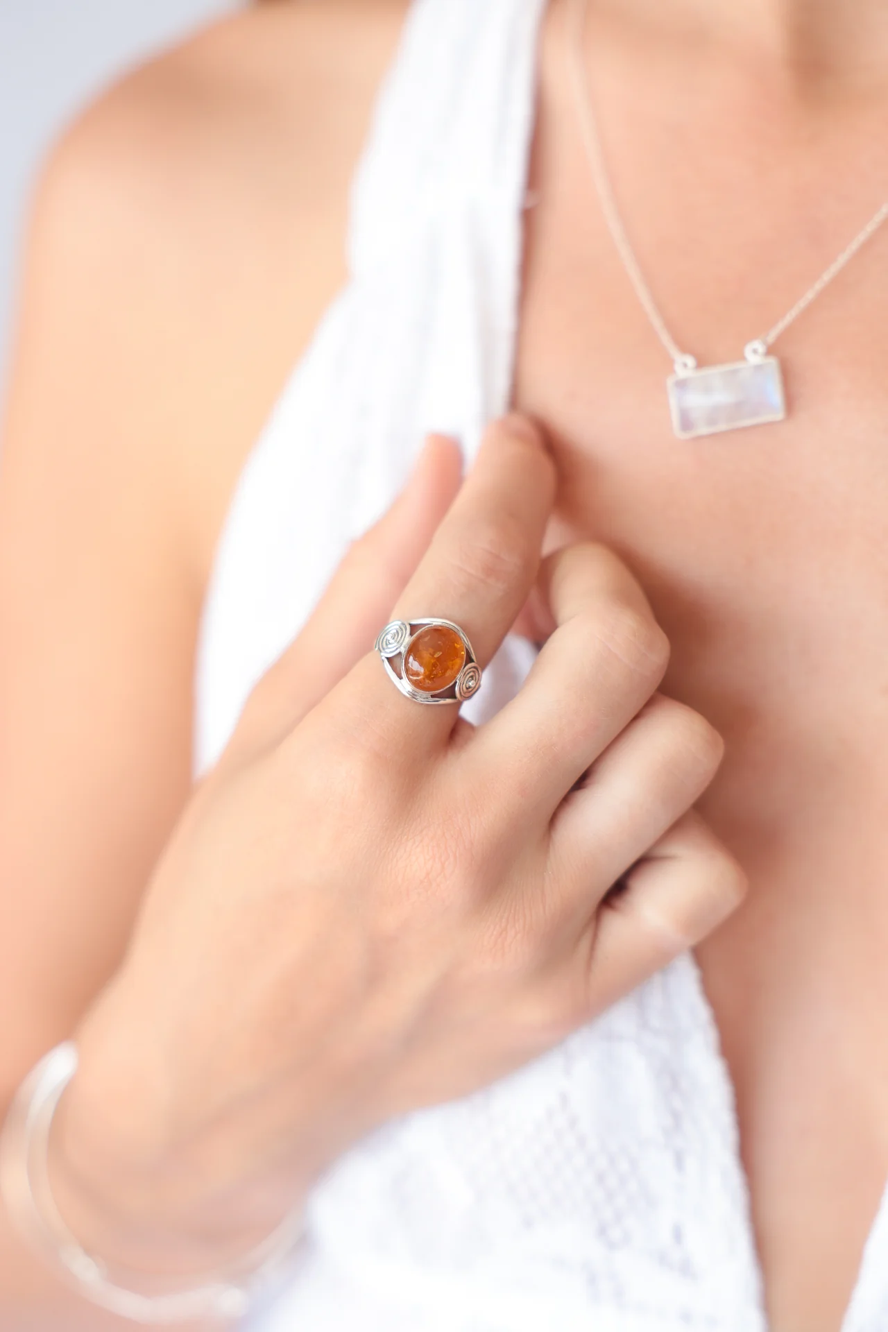 Voula Swirl Ring