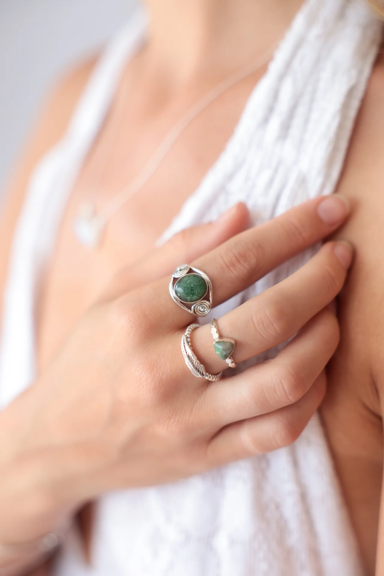 Voula Swirl Ring