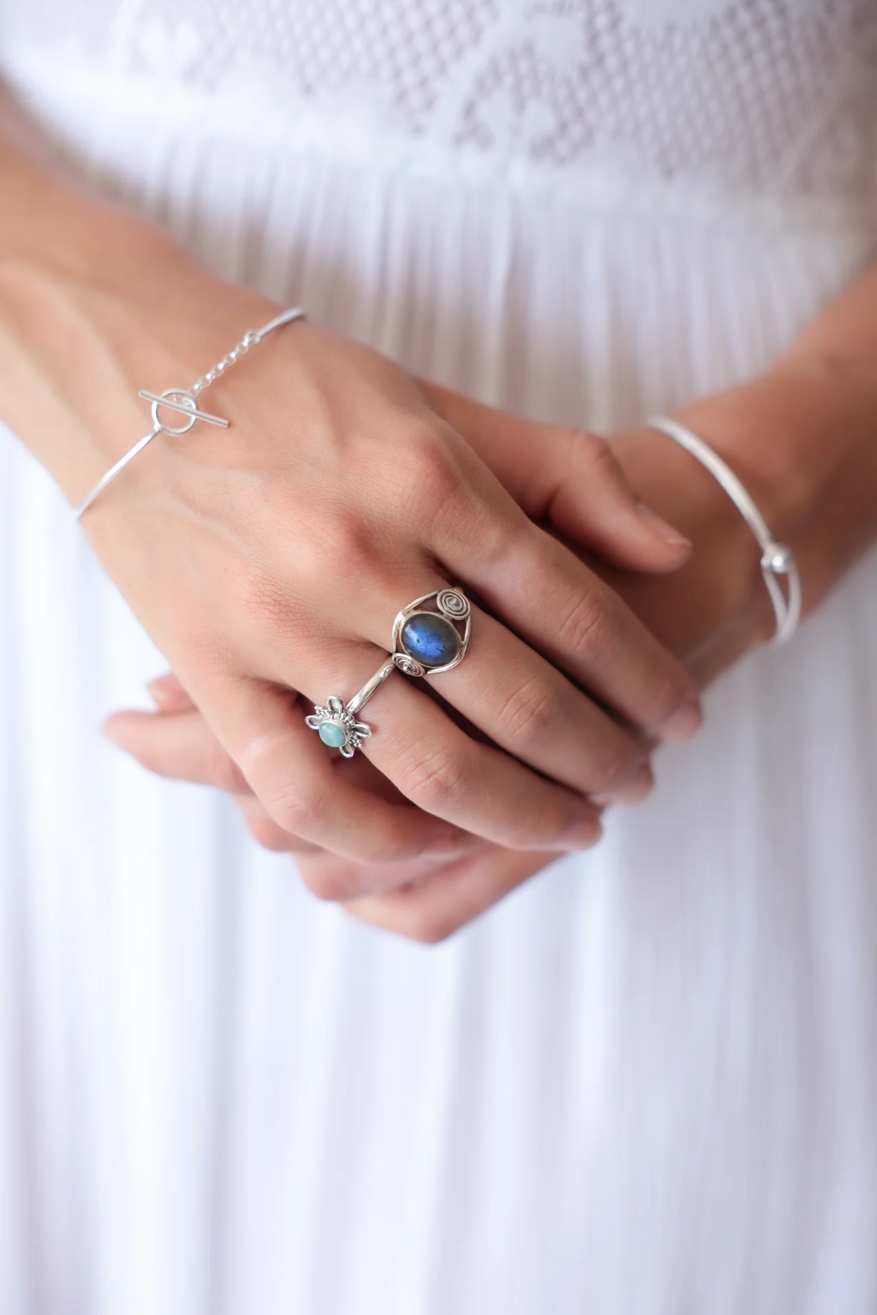 Voula Swirl Ring