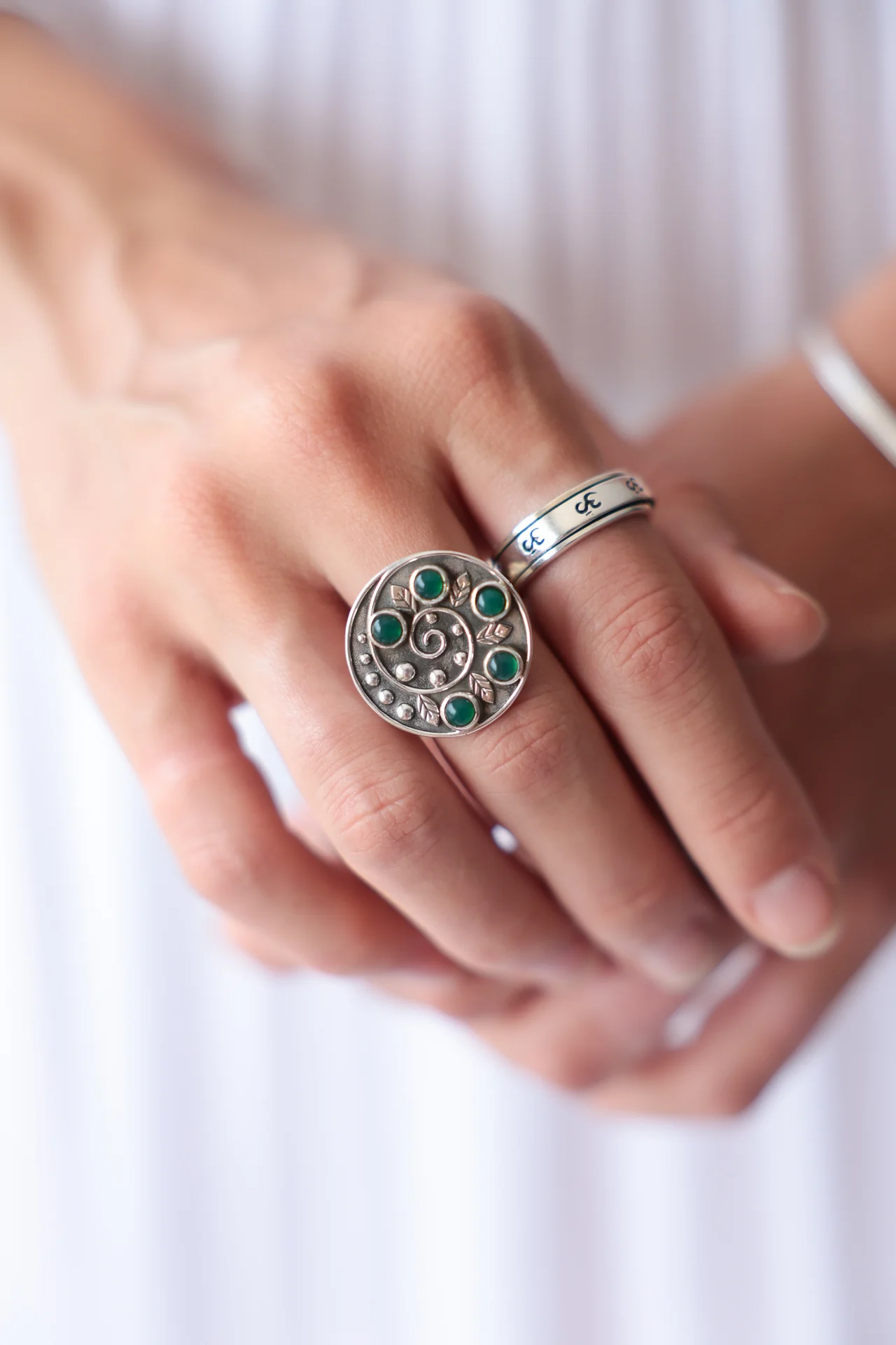 Om Spin Ring - Image 3