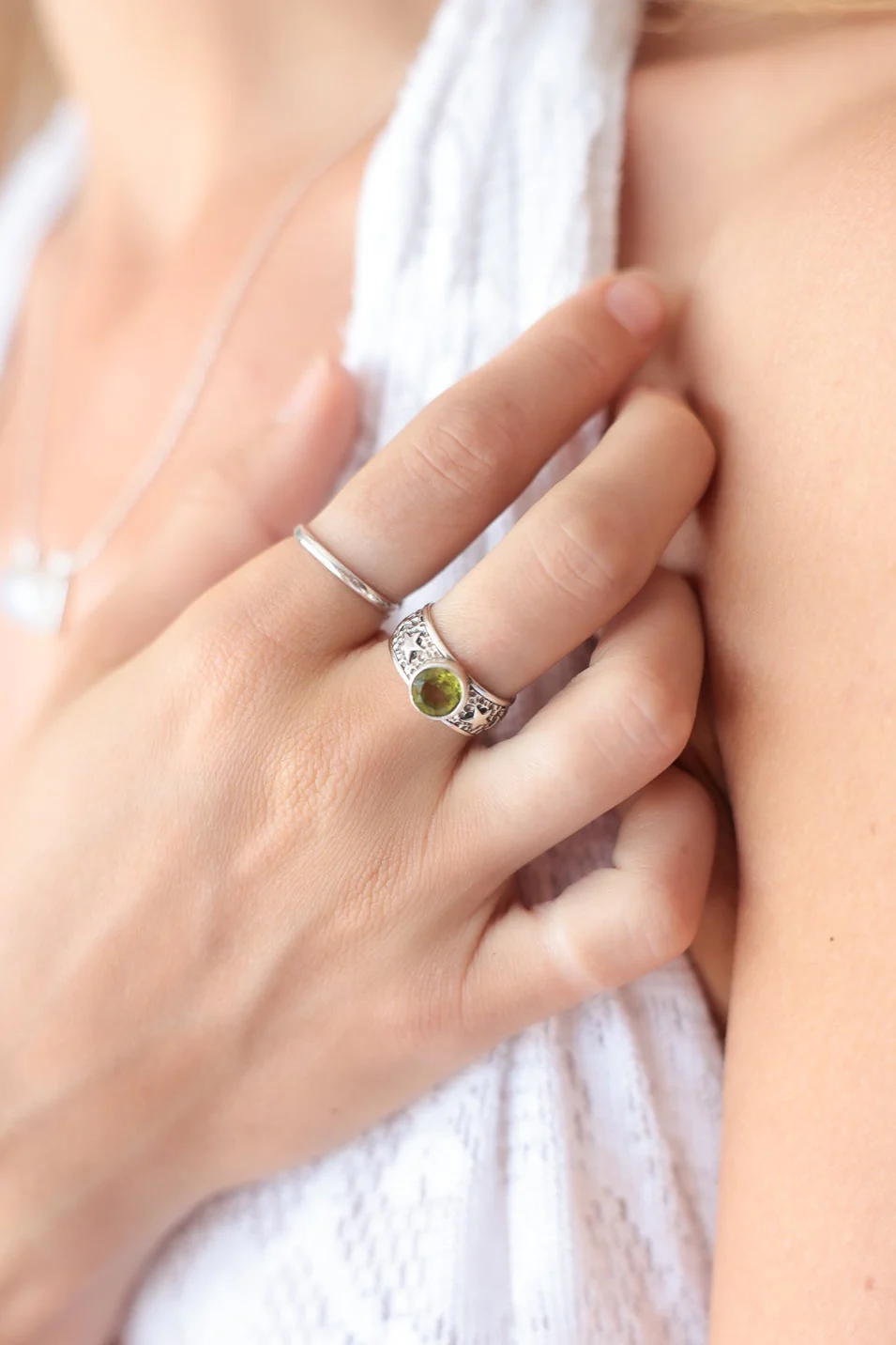 Starla Peridot Ring