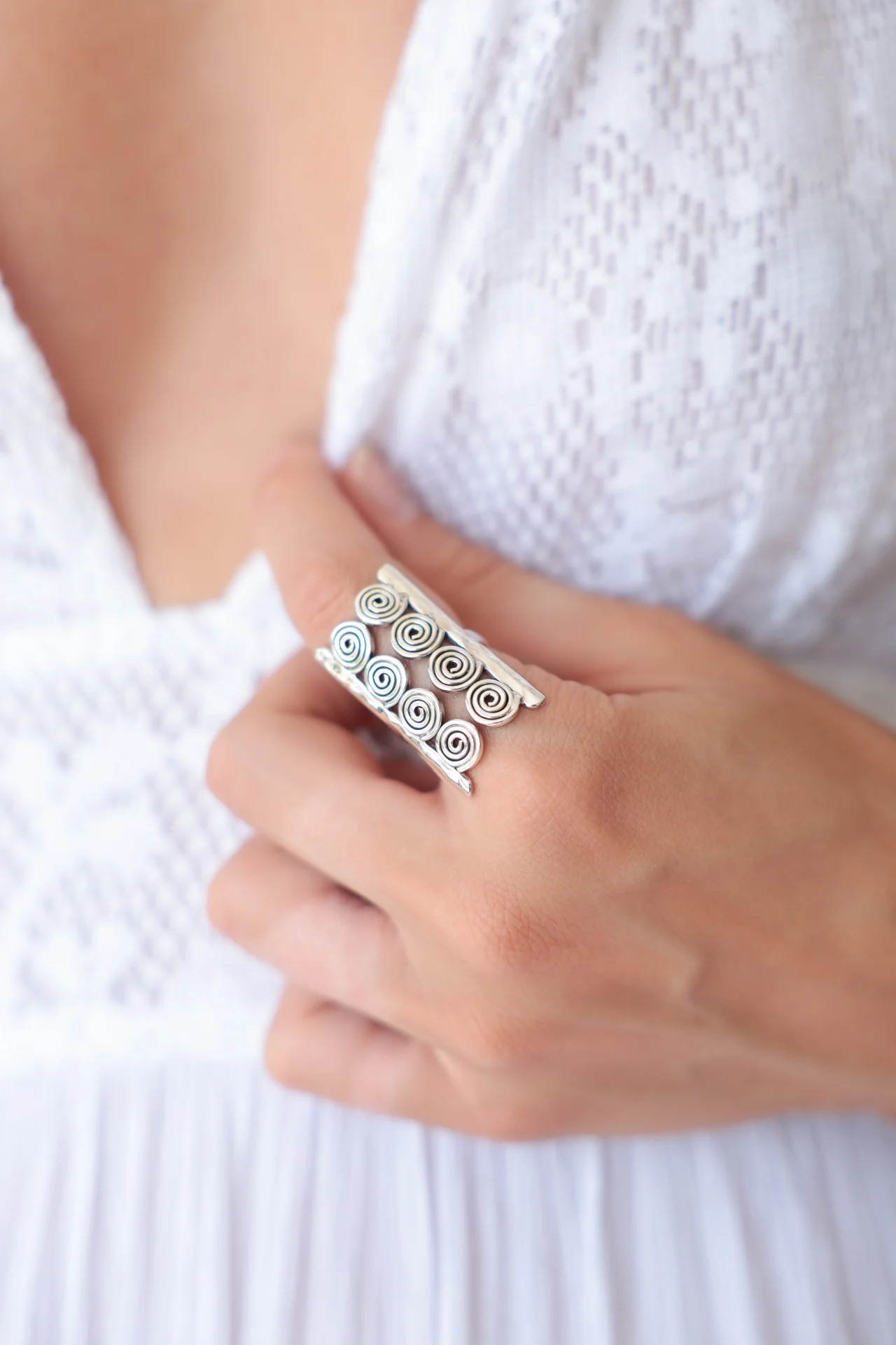 Spirals Statement Ring - Image 3