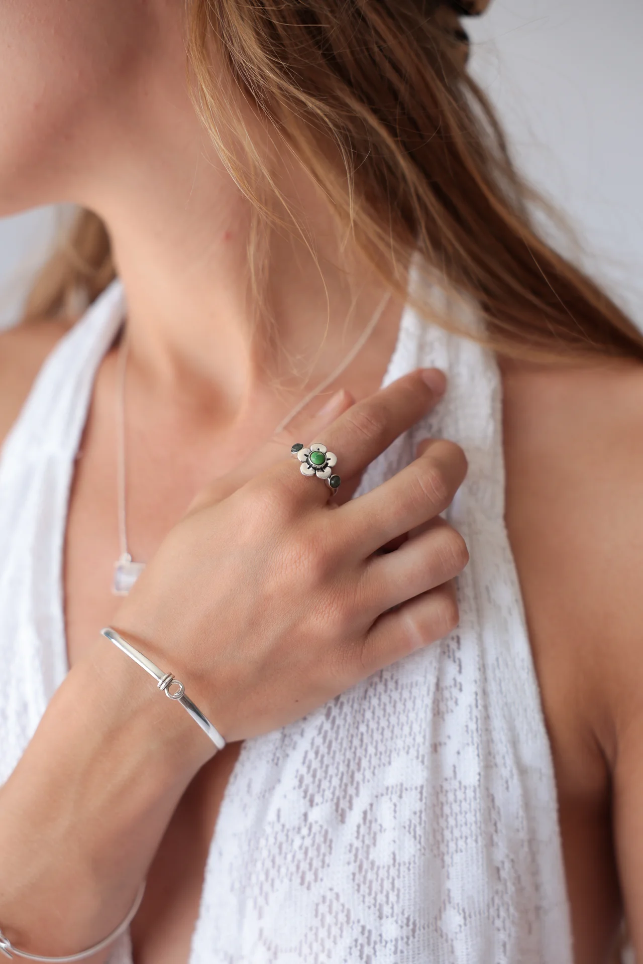 Rosalina Flower Ring - Image 2